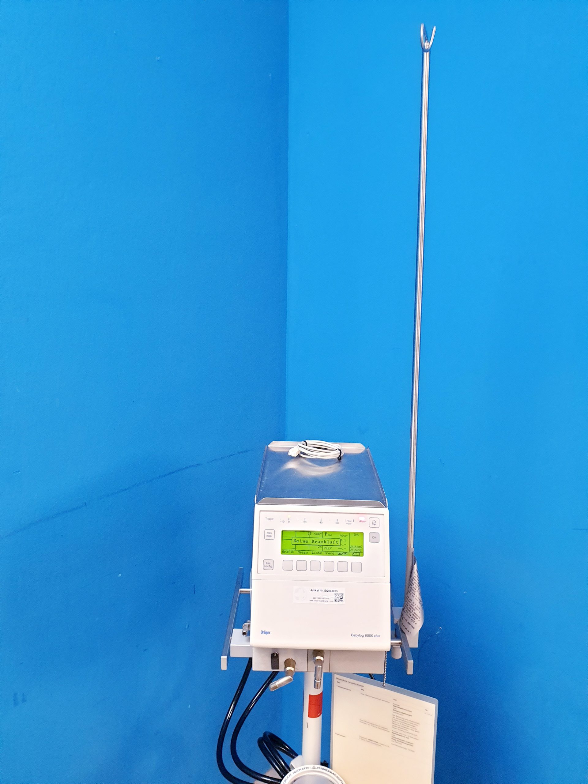 Drager Dräger Babylog 8000 plus + Fisher Paykel MR700 Entfeuchter thumbnail 6