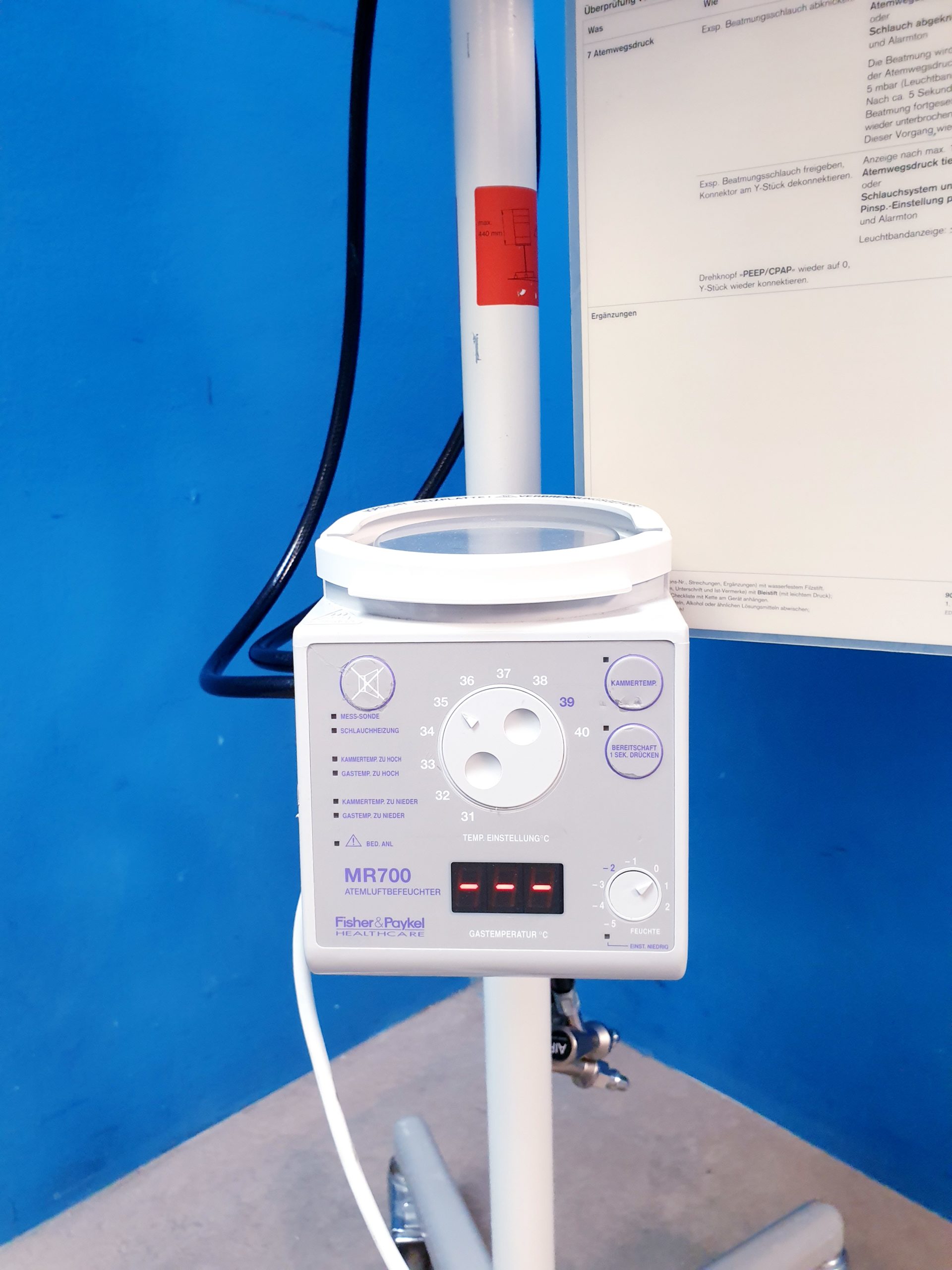 Drager Dräger Babylog 8000 plus + Fisher Paykel MR700 Entfeuchter thumbnail 9