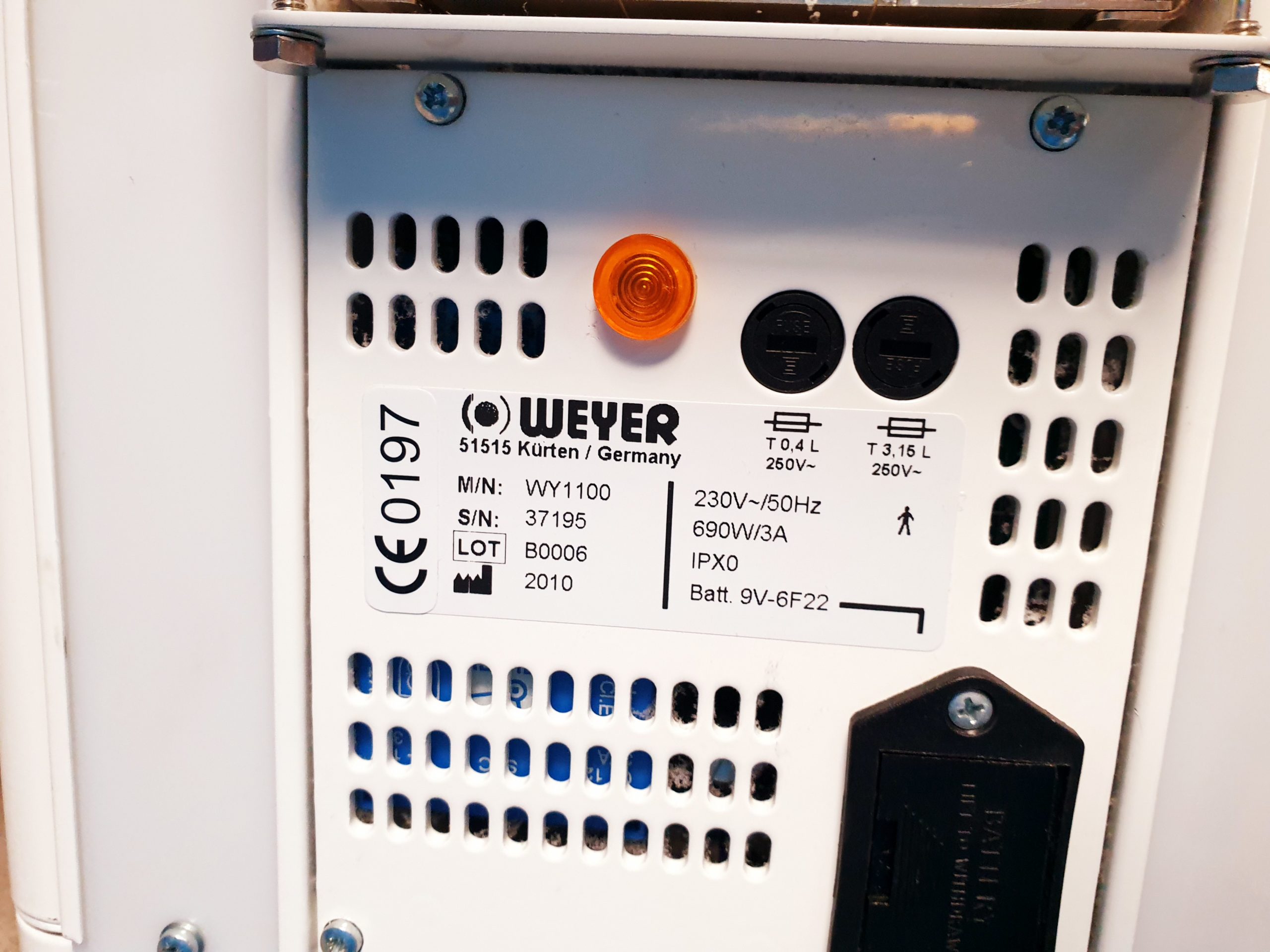 Weyer Ceramotherm WY 1100 WY1100 Wärmestrahler Säugling thumbnail 10