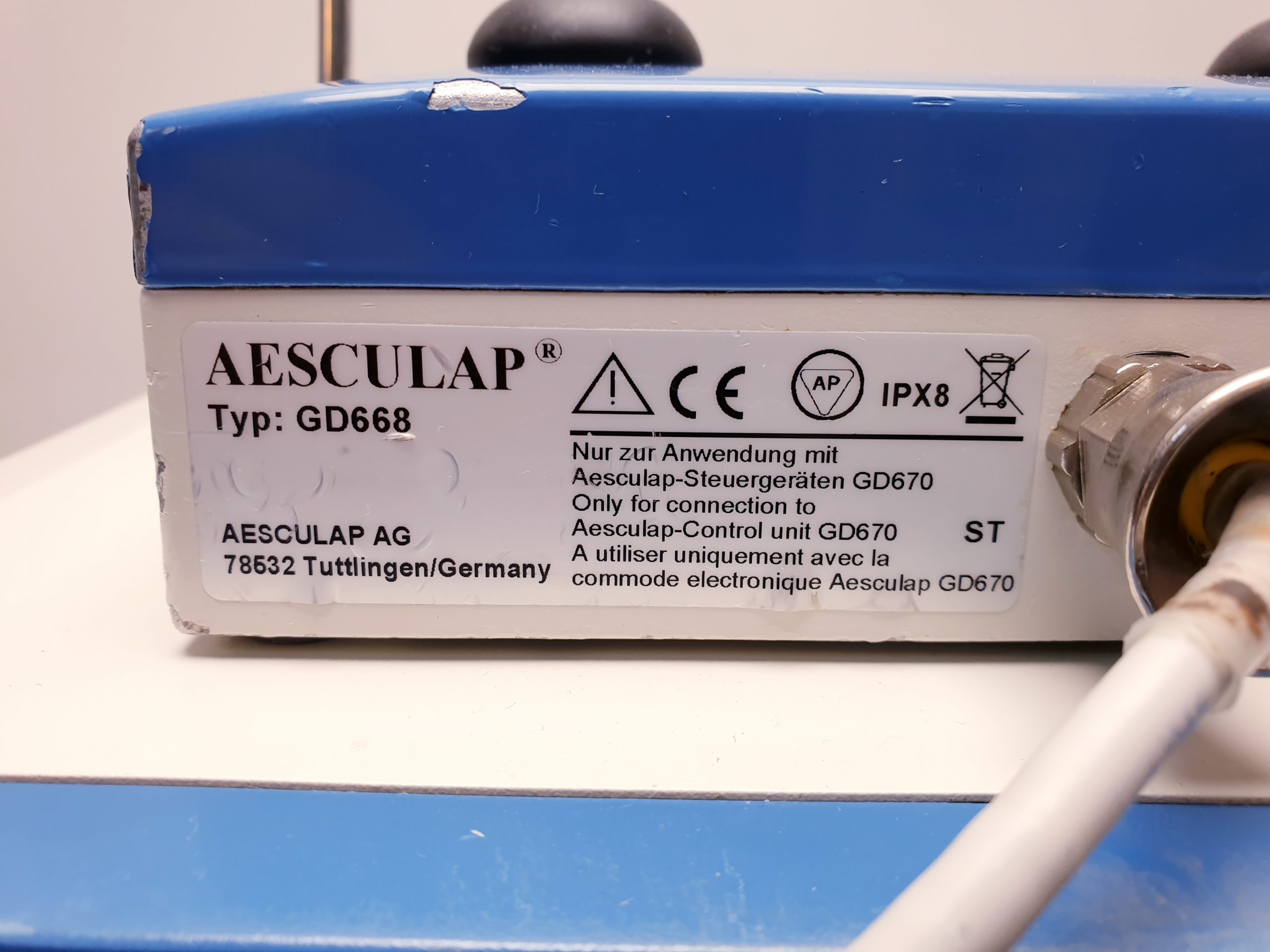 Aesculap microspeed uni GD676 + GD672 + GB758R + GD670 + GD685 + GD675 + GD758R thumbnail 20