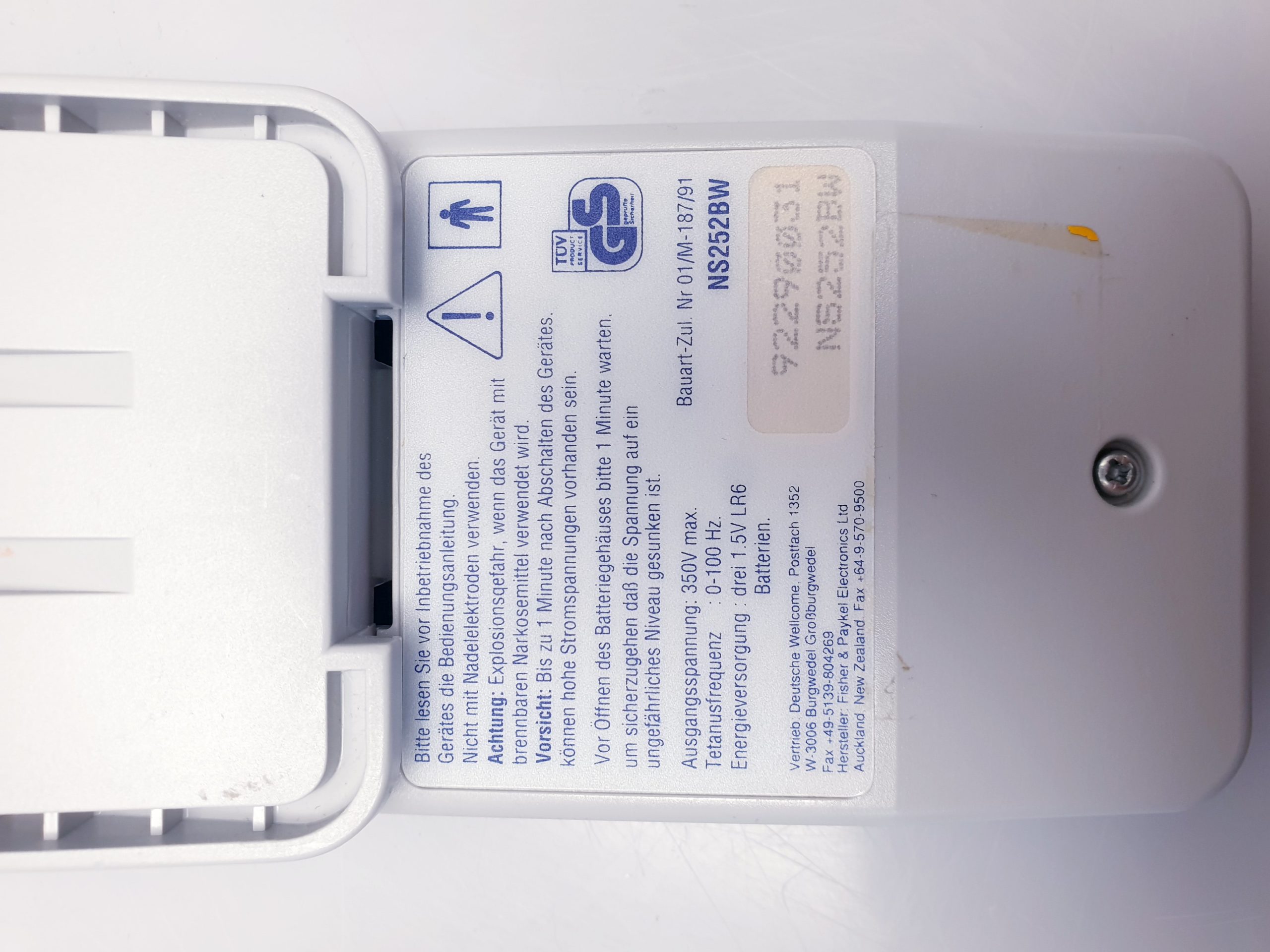 Fisher & Paykel Innervator NS 252 Neuro Diagnos Nerven Stimulator thumbnail 7