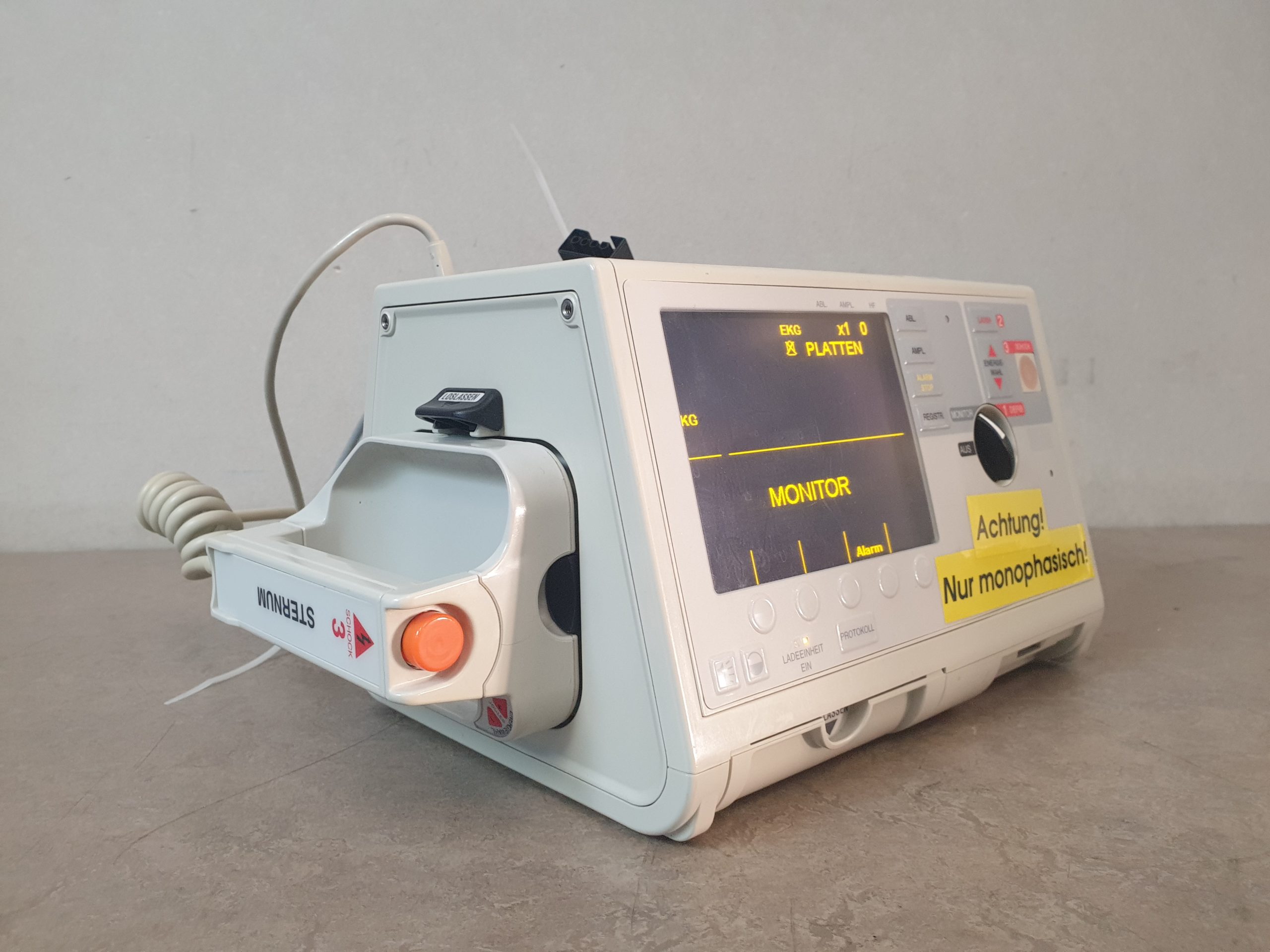 ZOLL M-Series biphasischer Defibrillator, inkl. Pacemaker, EKG, Drucker, Analyse, Akku thumbnail 4