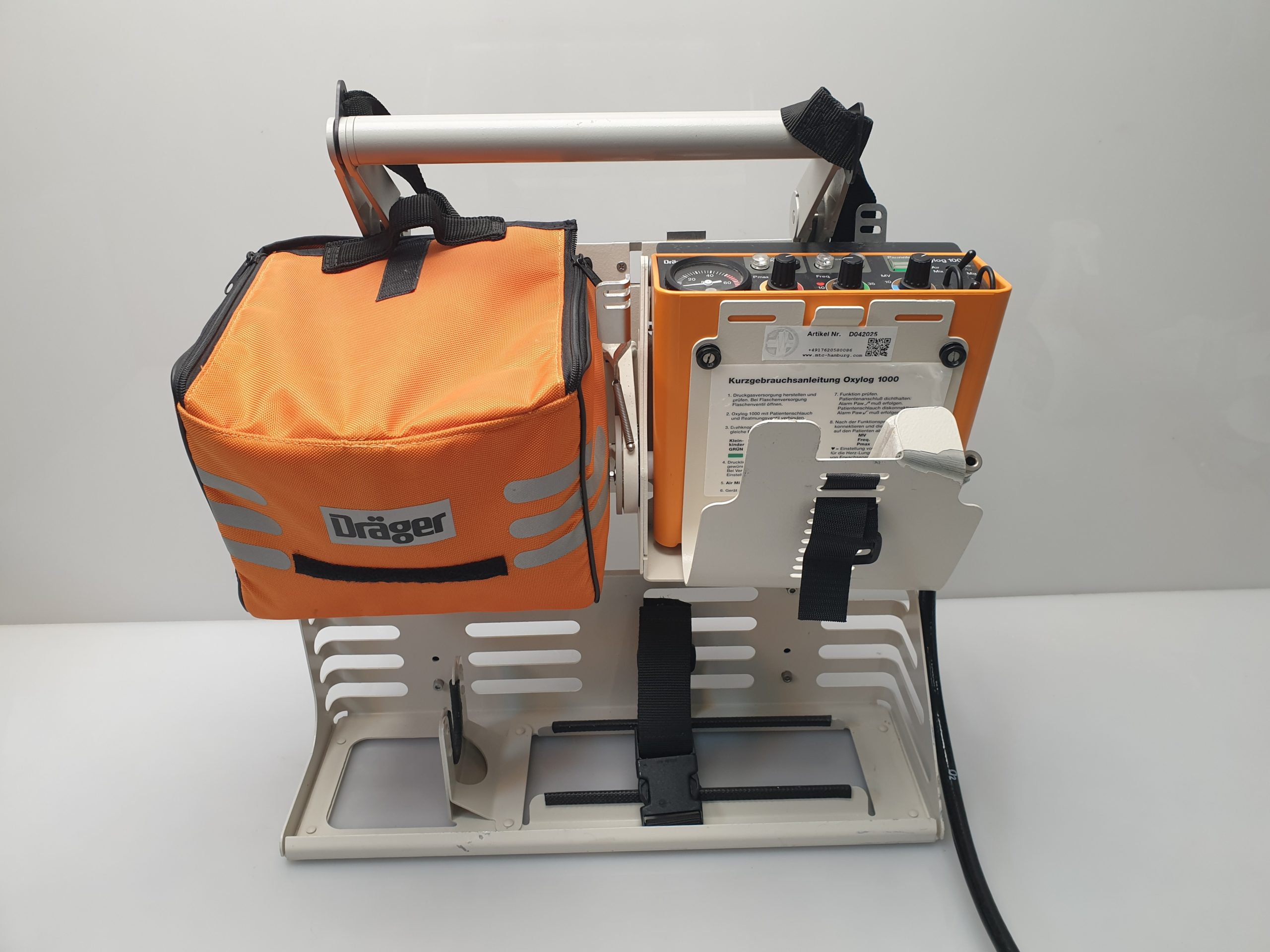Dräger – Draeger Oxylog 1000 Beatmungsgerät – Notfallbeatmungsgerät — image 1 of 14