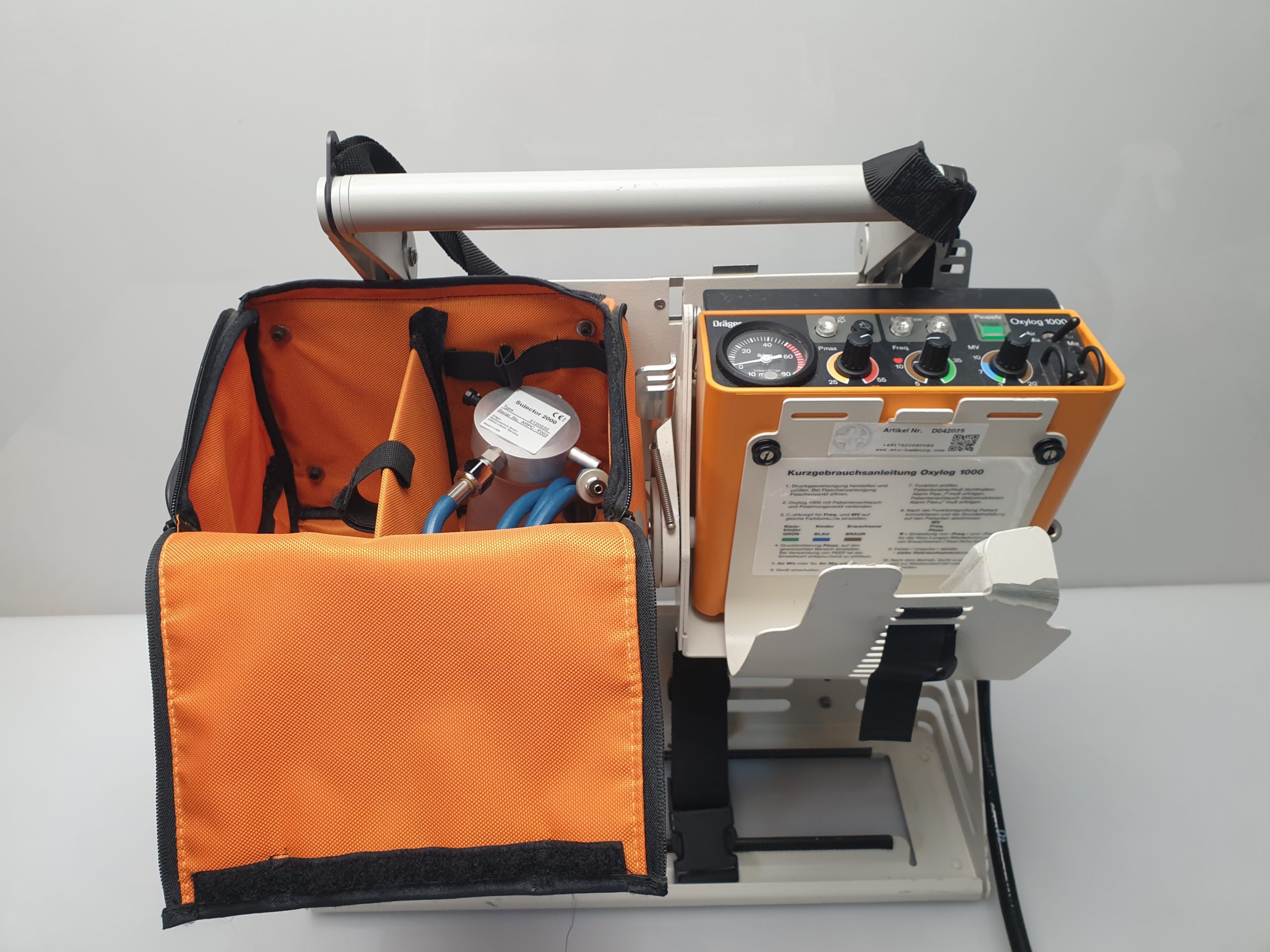 Dräger – Draeger Oxylog 1000 Beatmungsgerät – Notfallbeatmungsgerät thumbnail 7