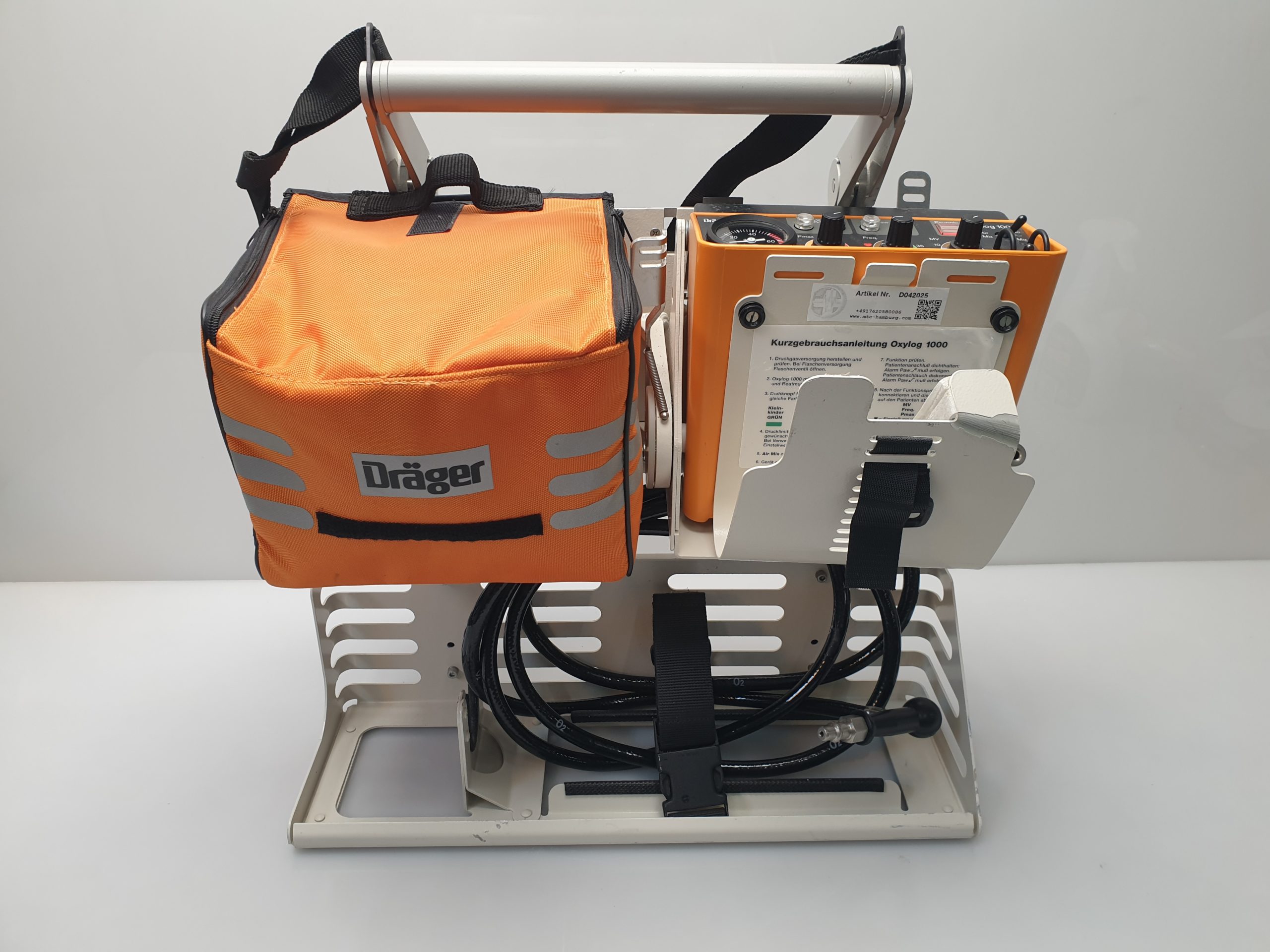 Dräger – Draeger Oxylog 1000 Beatmungsgerät – Notfallbeatmungsgerät thumbnail 14