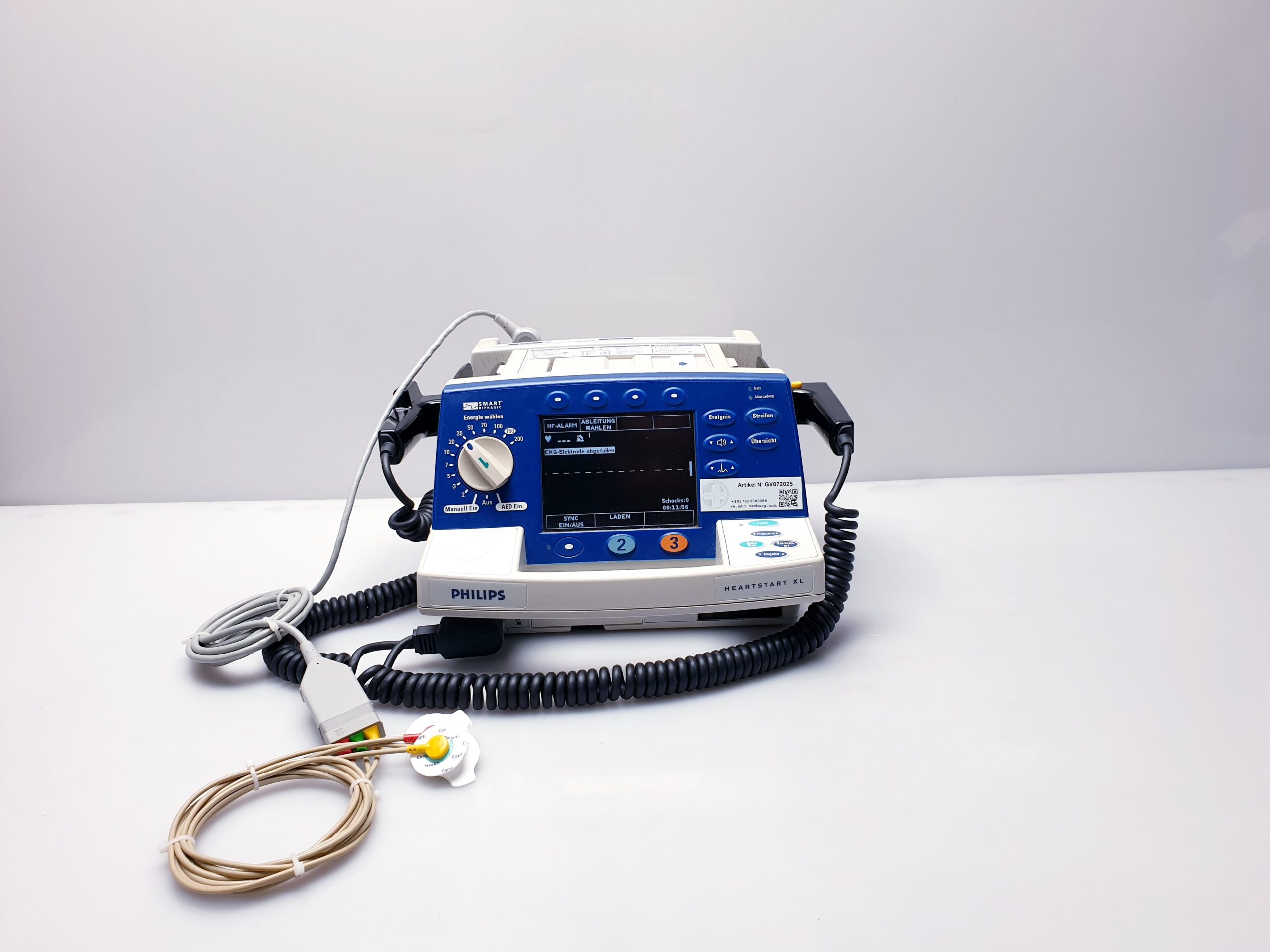 Philips Heartstart XL Biphasic Defibrillator with ECG Monitoring thumbnail 2