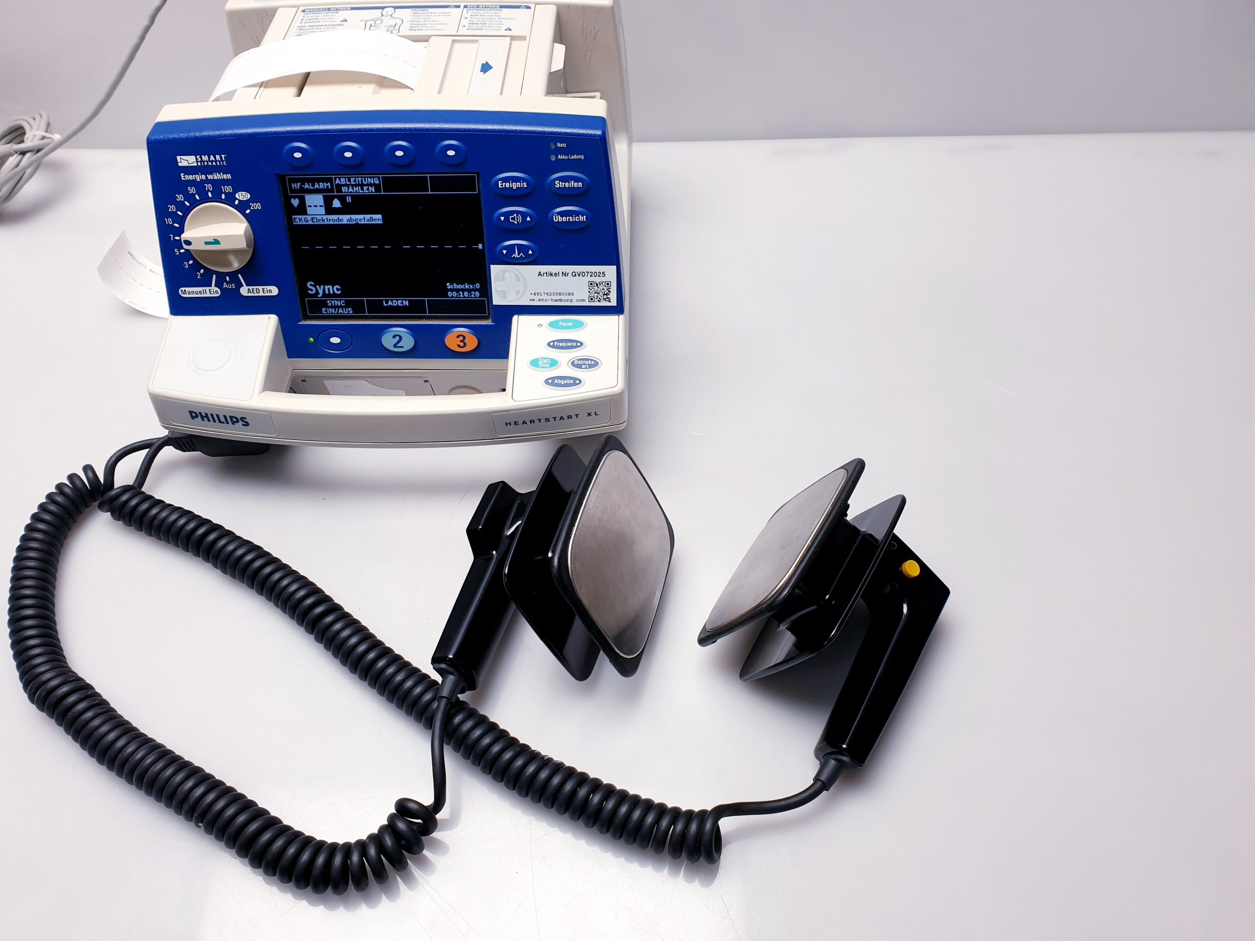 Philips Heartstart XL Biphasic Defibrillator with ECG Monitoring thumbnail 6