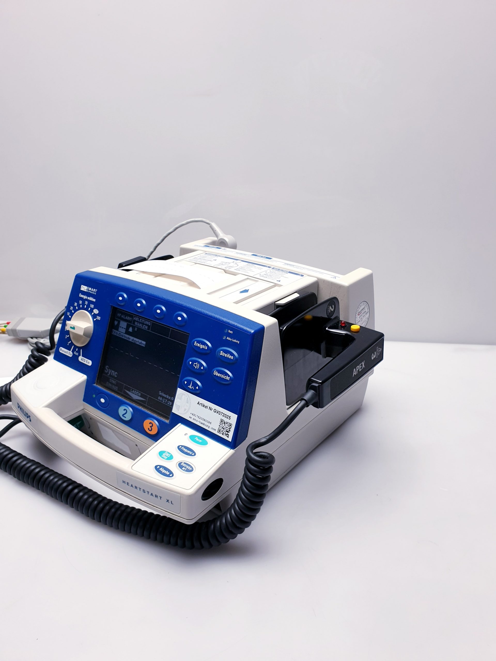 Philips Heartstart XL Biphasic Defibrillator with ECG Monitoring thumbnail 9