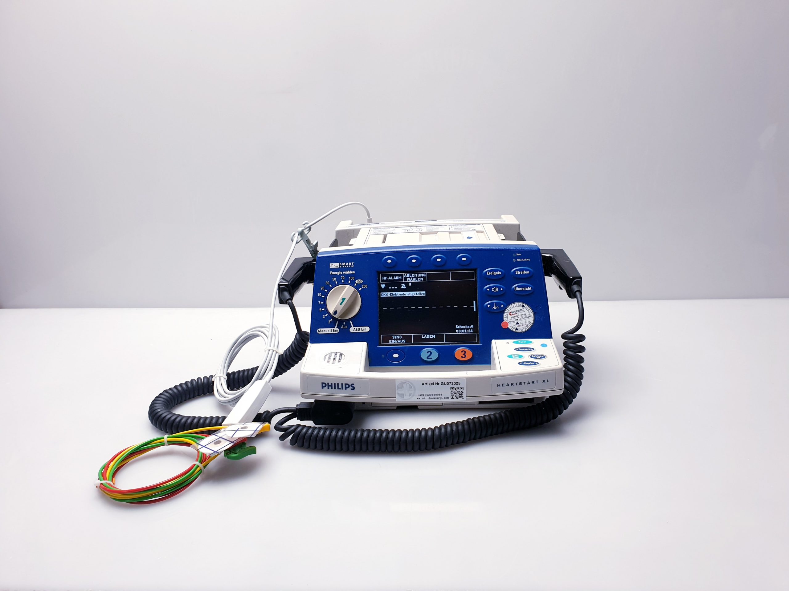 Philips Heartstart XL Biphasic Defibrillator with ECG Monitoring — image 1 of 15