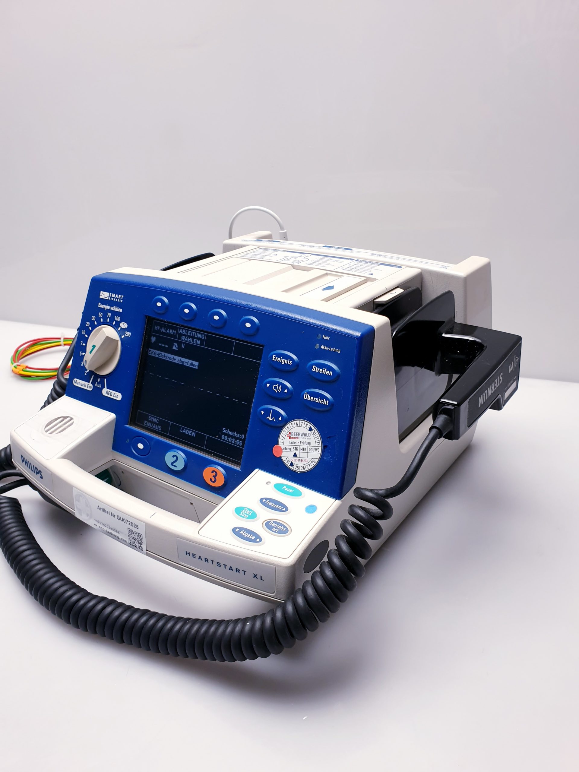 Philips Heartstart XL Biphasic Defibrillator with ECG Monitoring thumbnail 7