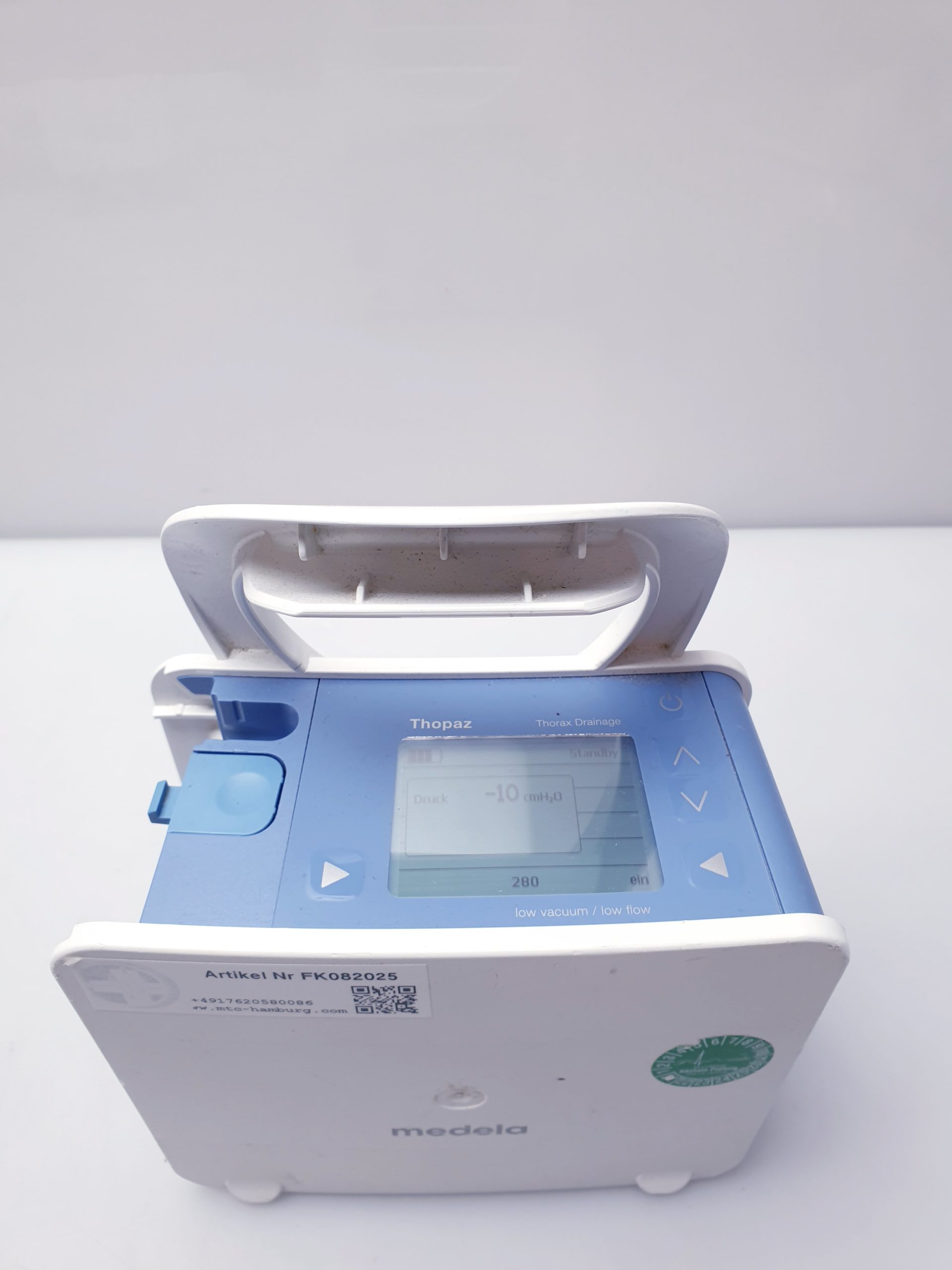 MEDELA Thopaz 200.2219 Pump Suction Thorax Drainage mit Ladekabel thumbnail 9