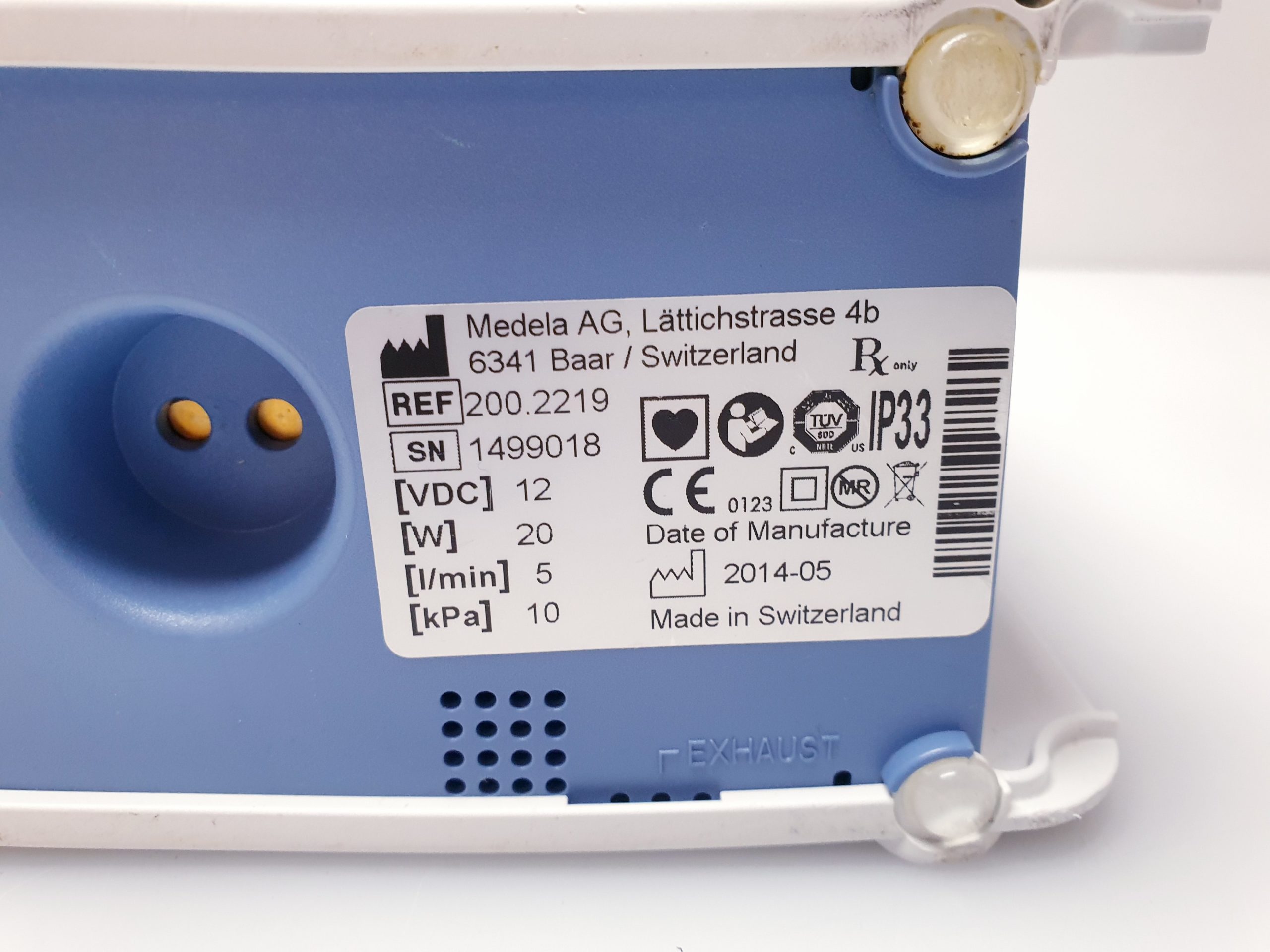 MEDELA Thopaz 200.2219 Pump Suction Thorax Drainage mit Ladekabel thumbnail 13
