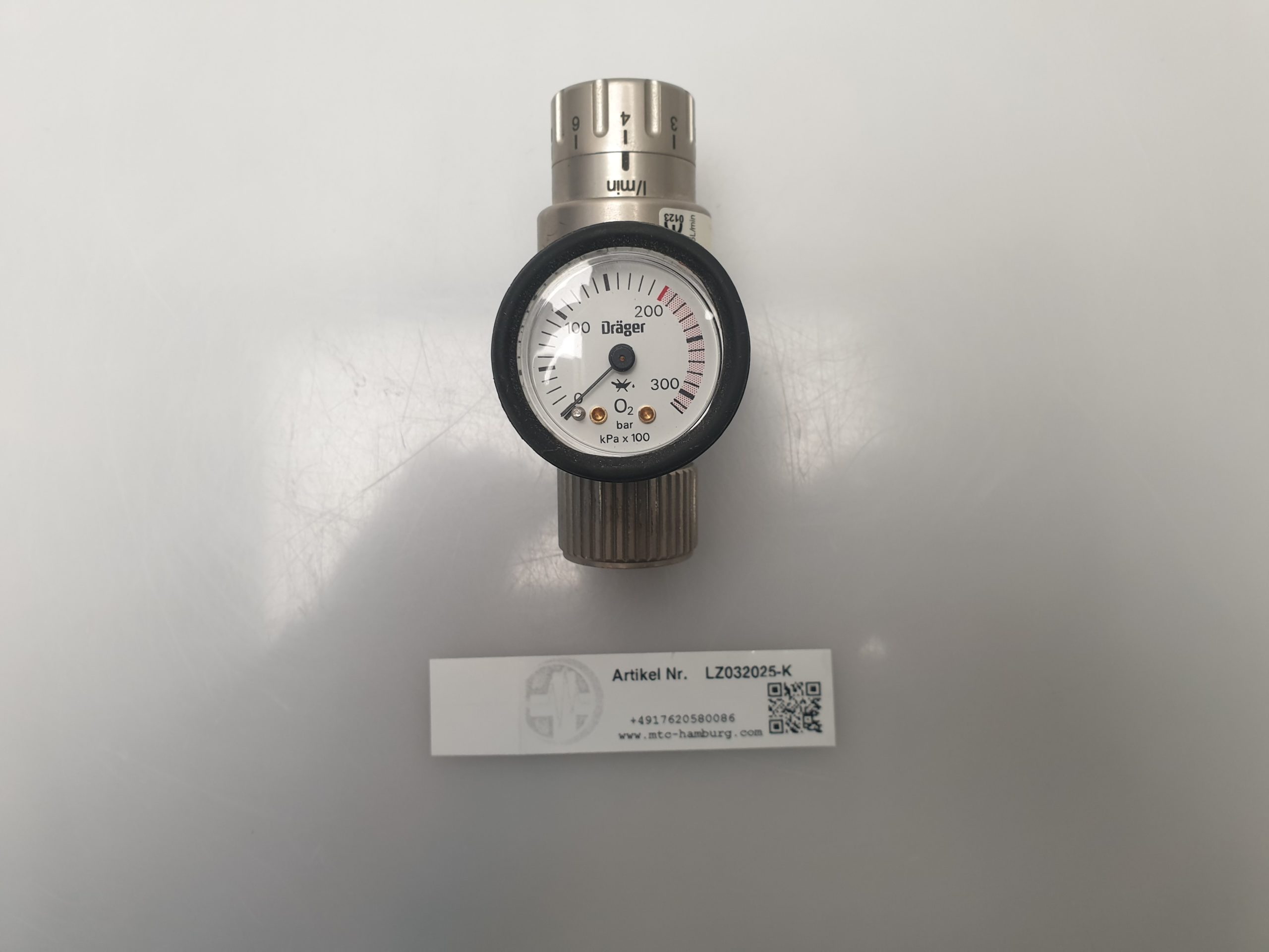 Dräger Drager 2M86631- Druckreduzierventil Ventil – Druckminderer thumbnail 2