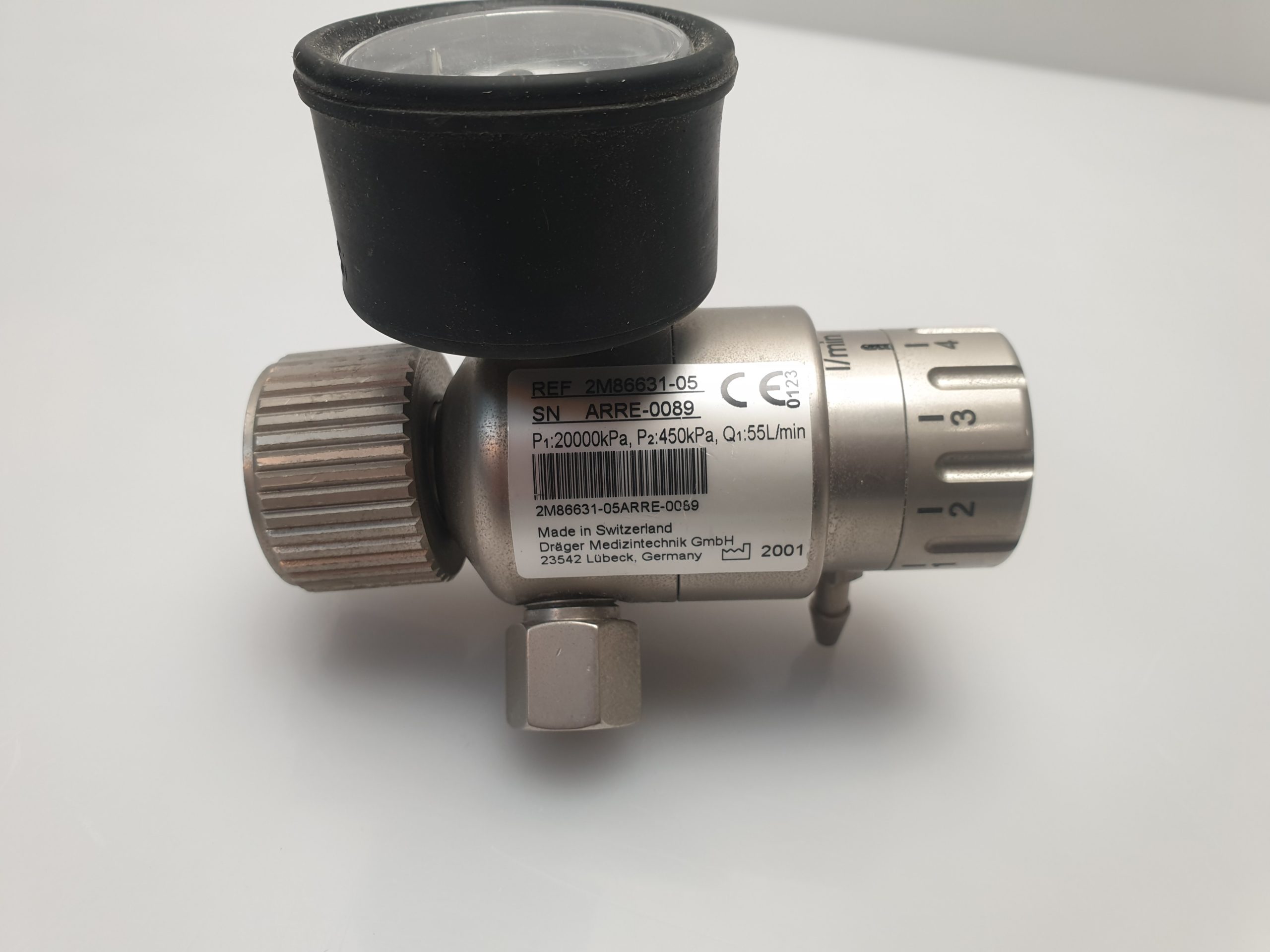 Dräger Drager 2M86631- Druckreduzierventil Ventil – Druckminderer thumbnail 10