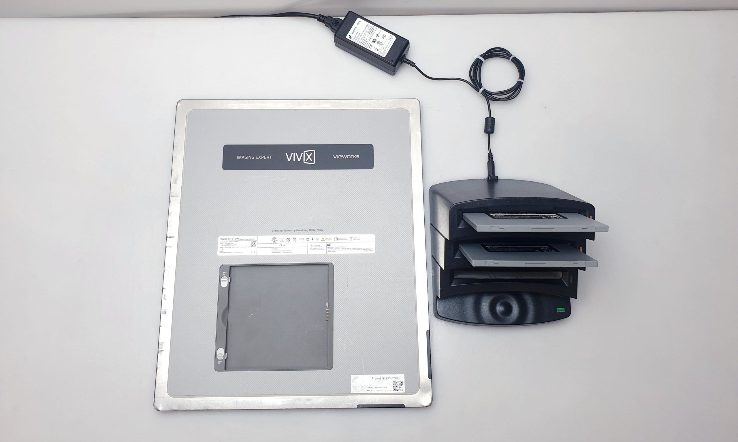 VIEWORKS VIVIX-S 1417W Flachbilddetektor + Ladegerät — image 1 of 18