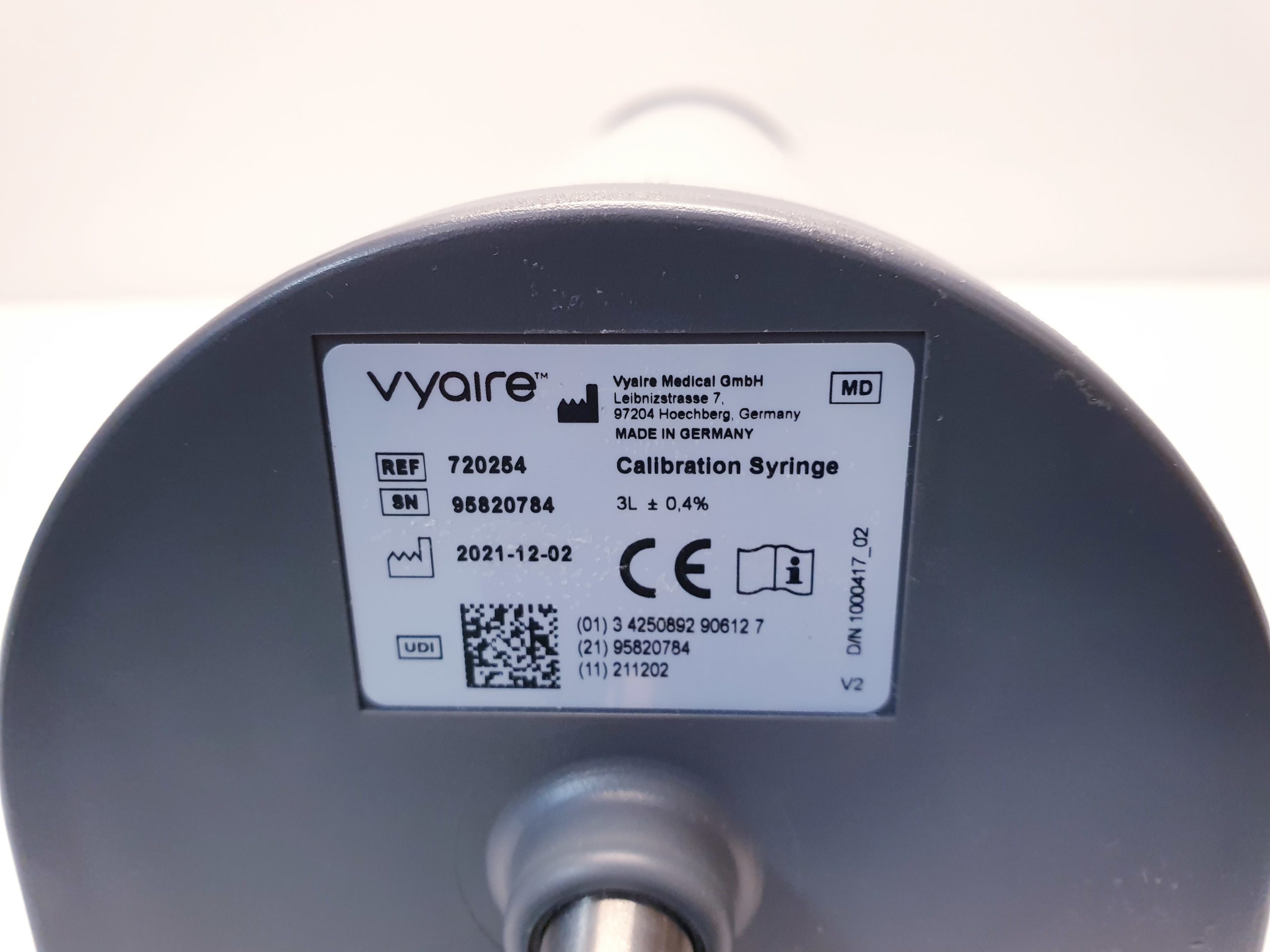 Vyaire 720254 3 Liter Kalibrierungspumpe thumbnail 9