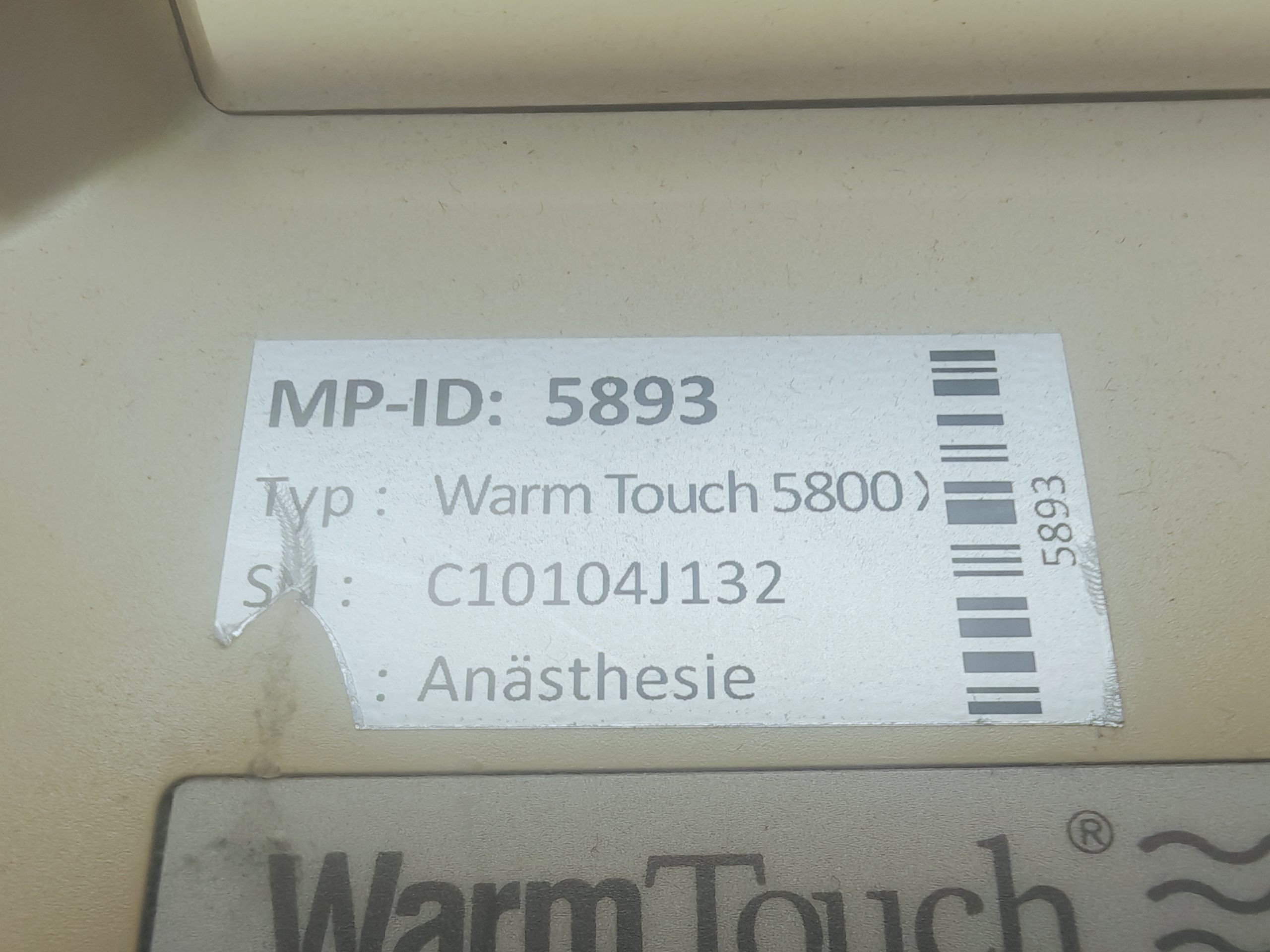 Mallinckrodt Warm touch Patient Warming Typ 501-5800 Hypothermie Wärmegerät mit Rollwagen thumbnail 5