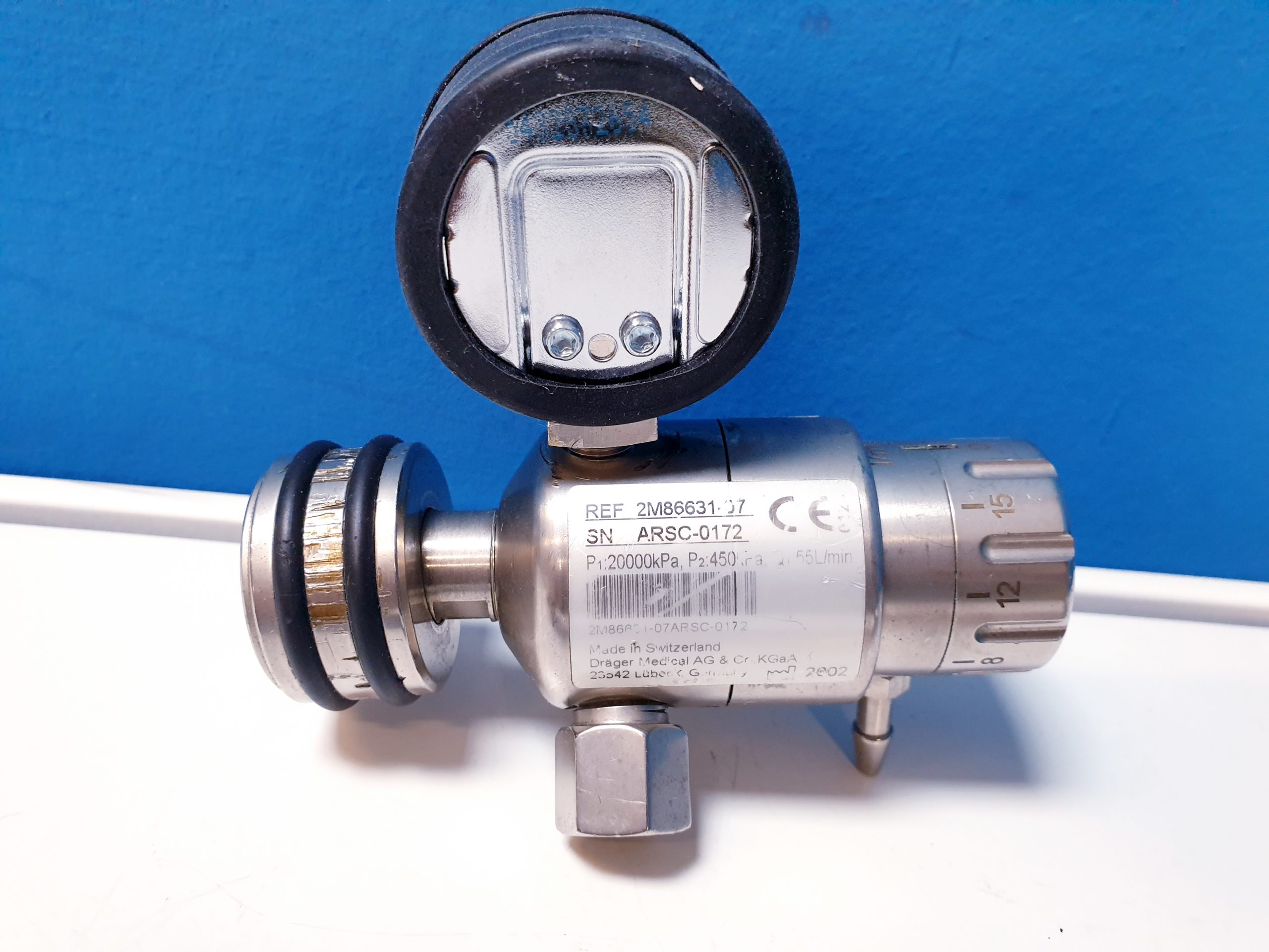 Dräger Drager 2M86631 Druckminderer thumbnail 3