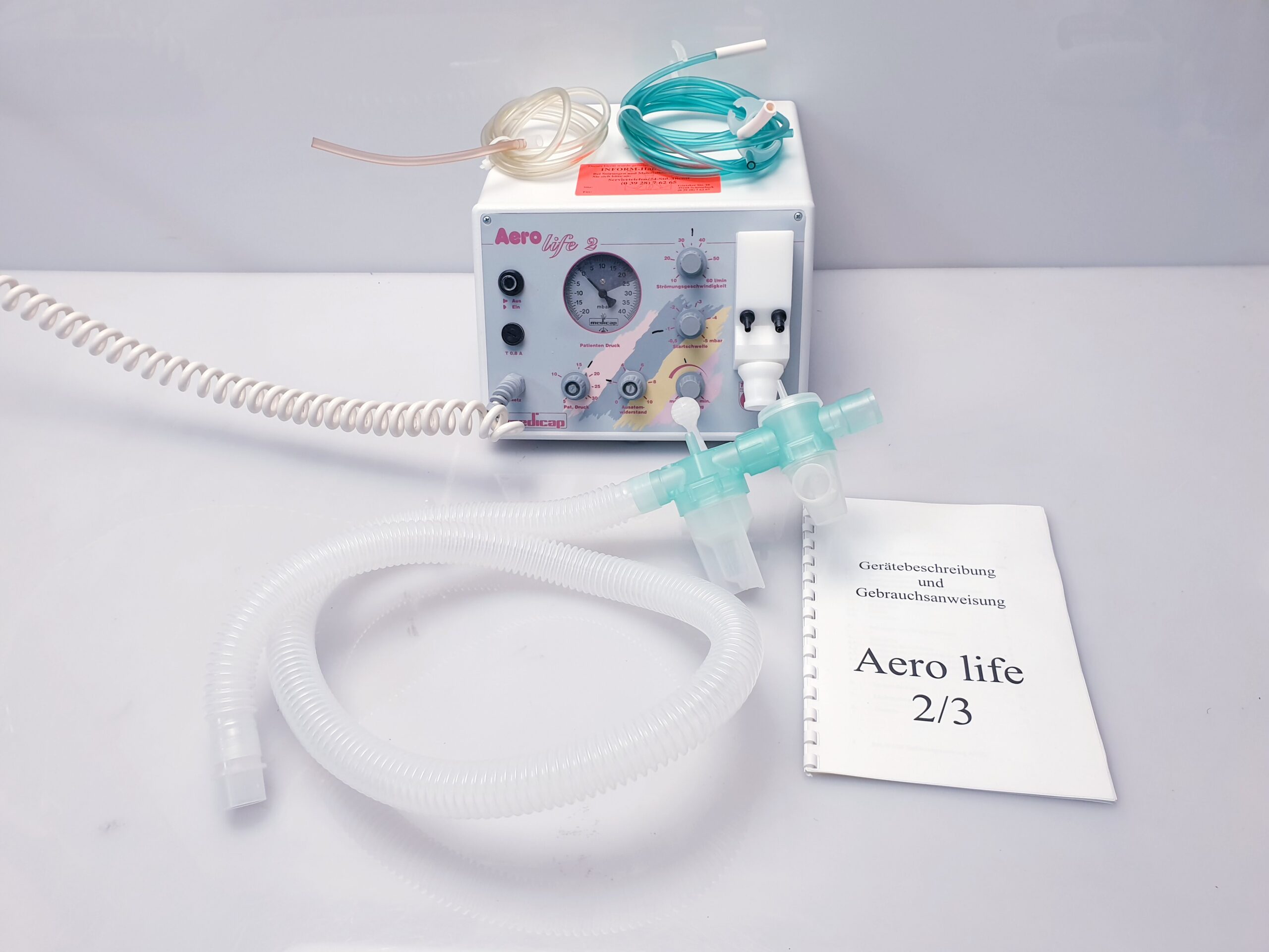 IPPB Gerät Medicap Aerolife 2 Überdruckinhalationsgerät — image 1 of 9