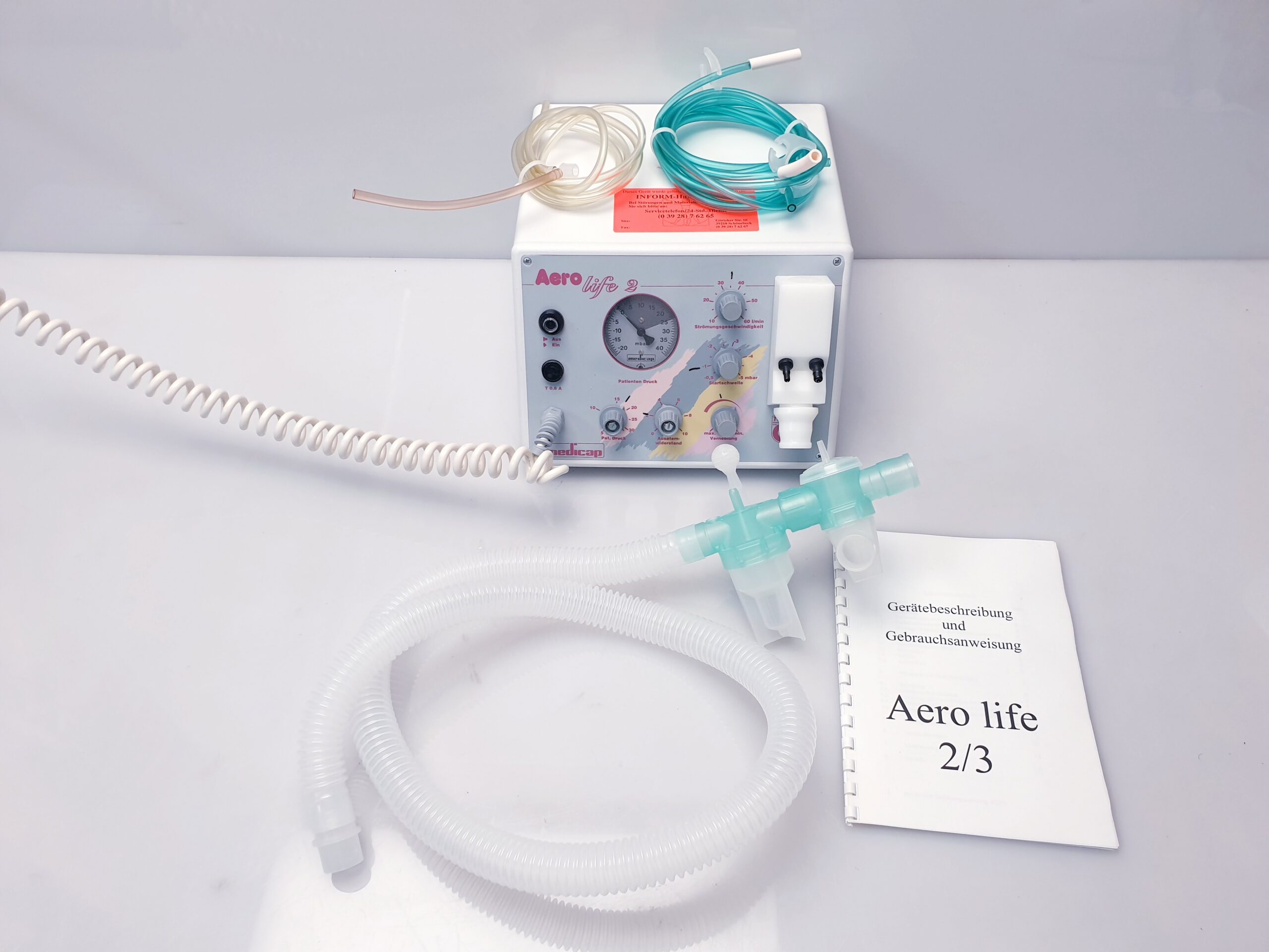 IPPB Gerät Medicap Aerolife 2 Überdruckinhalationsgerät thumbnail 3