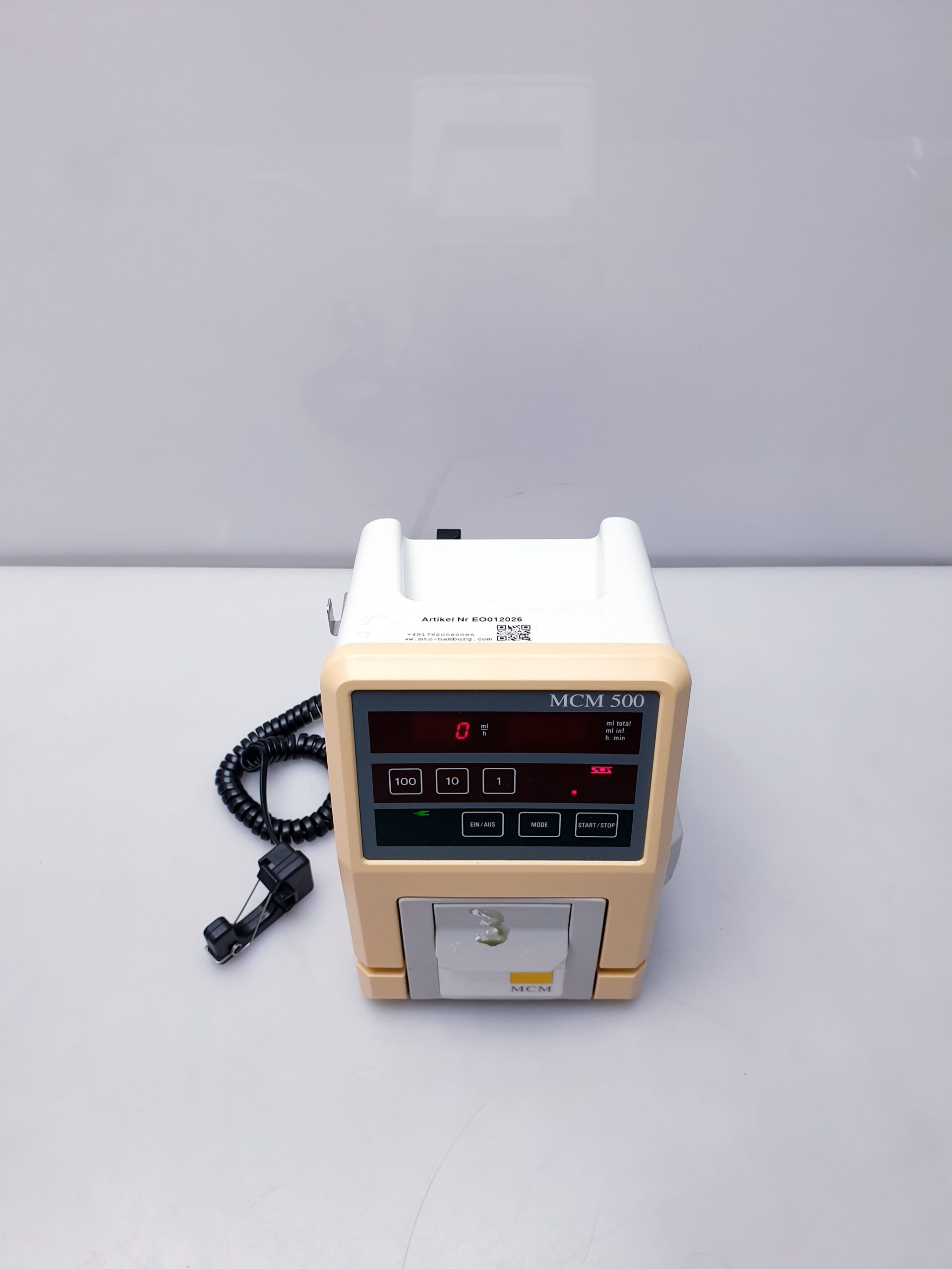 Argus Infusionspumpe MCM 500 MC500 mit Tropfensensor thumbnail 3