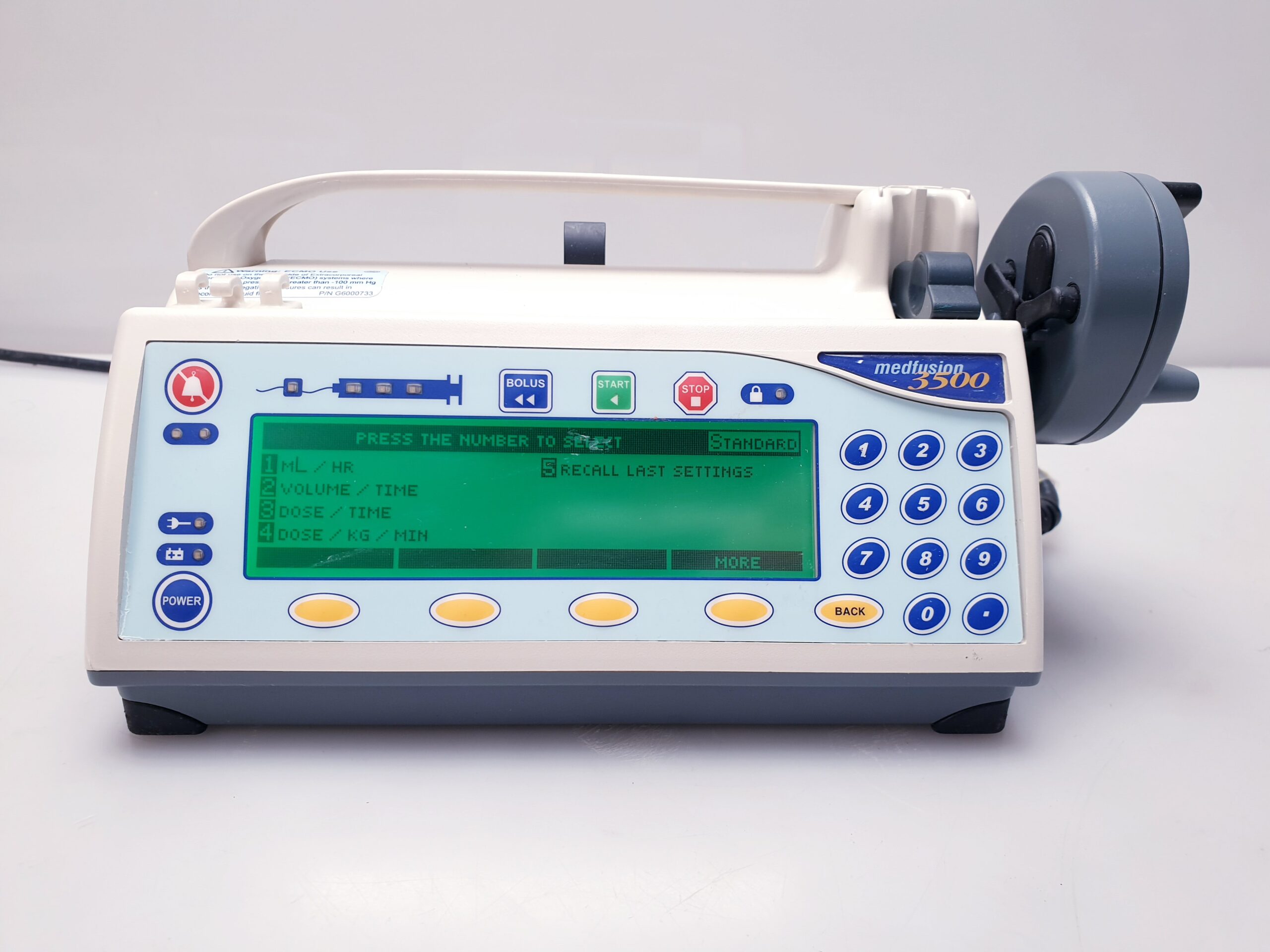 Medfusion 3500 Spritzenpumpe thumbnail 7