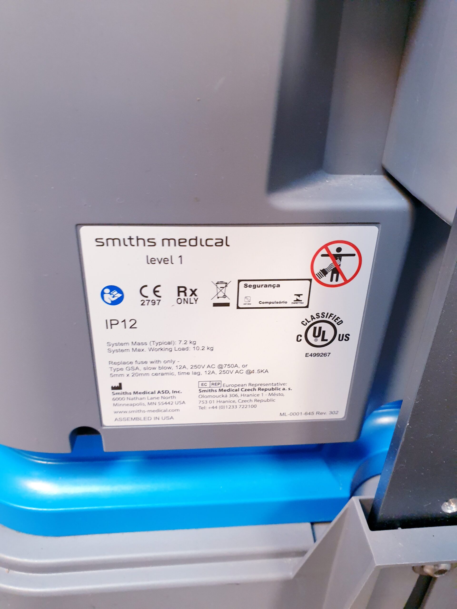 Smiths Medical Level 1 Patientenwärmer – Rollbar – Ohne Schlauch thumbnail 10