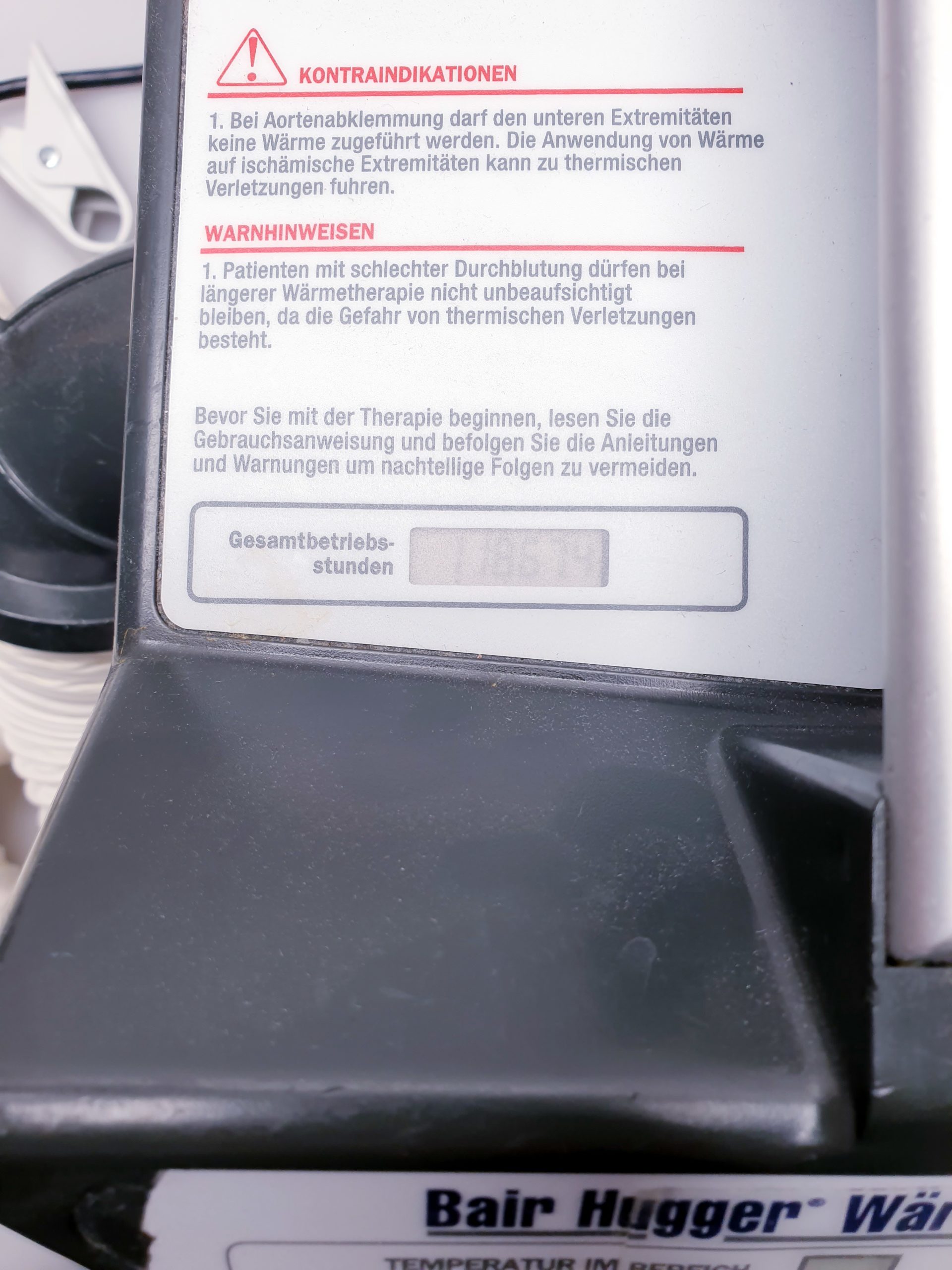 Bair Hugger Modell 505 Patientenwärmesystem Wärmesystem thumbnail 14