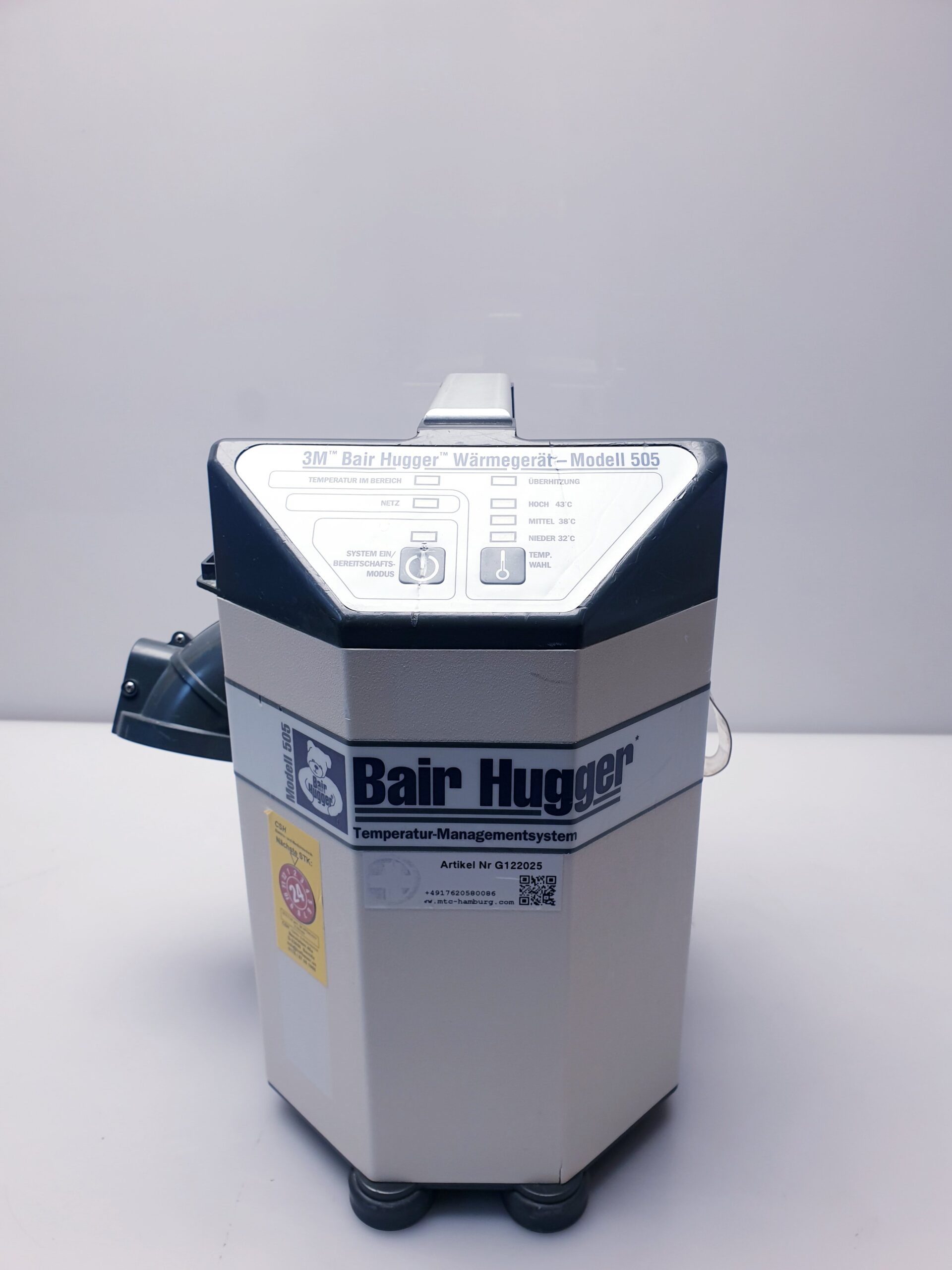 Bair Hugger Patientenwärmesystem Wärmesystem Modell 505 – defekt – ein Ausschalter Ohne Funktion thumbnail 2