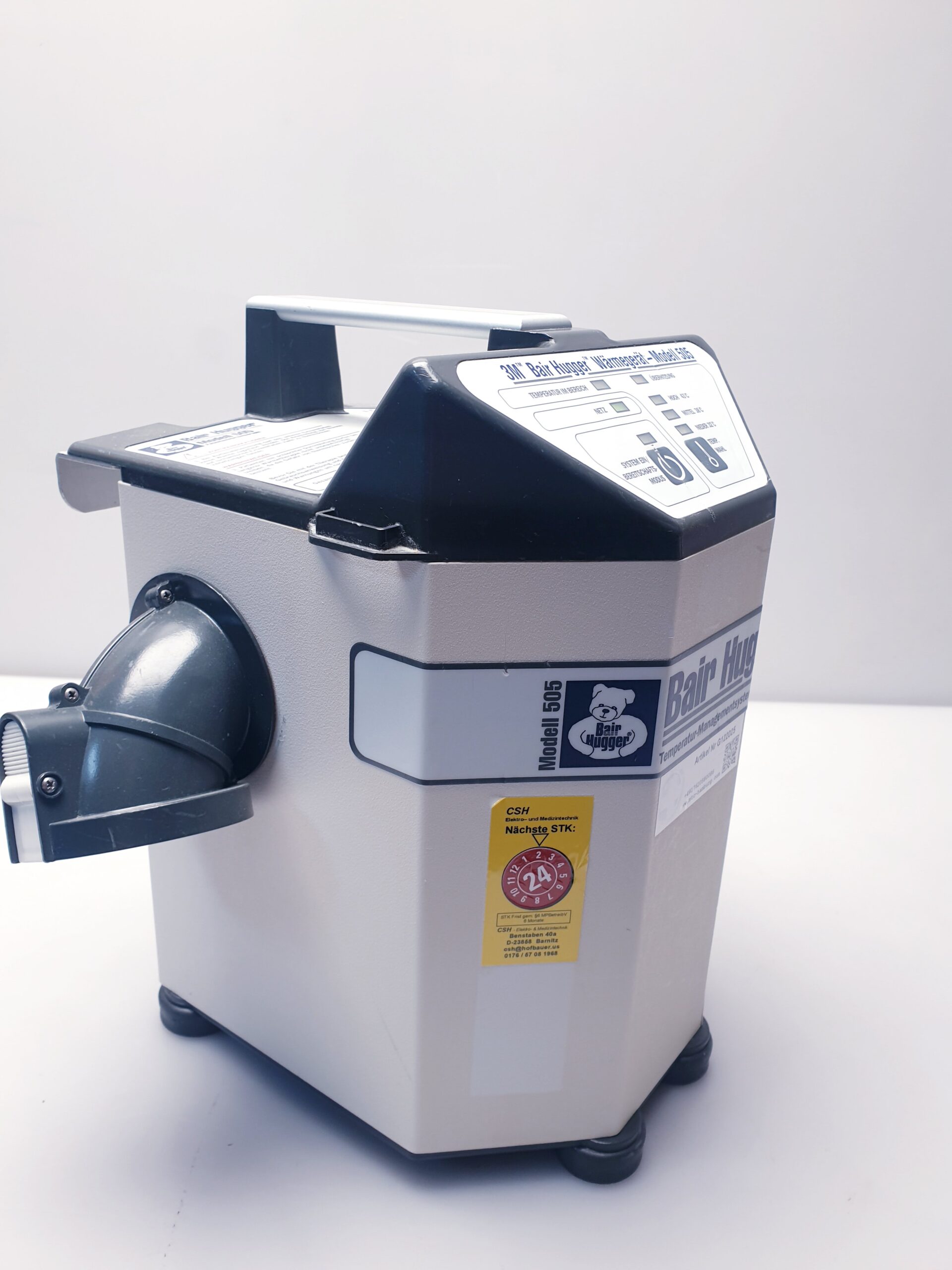 Bair Hugger Patientenwärmesystem Wärmesystem Modell 505 – defekt – ein Ausschalter Ohne Funktion thumbnail 5