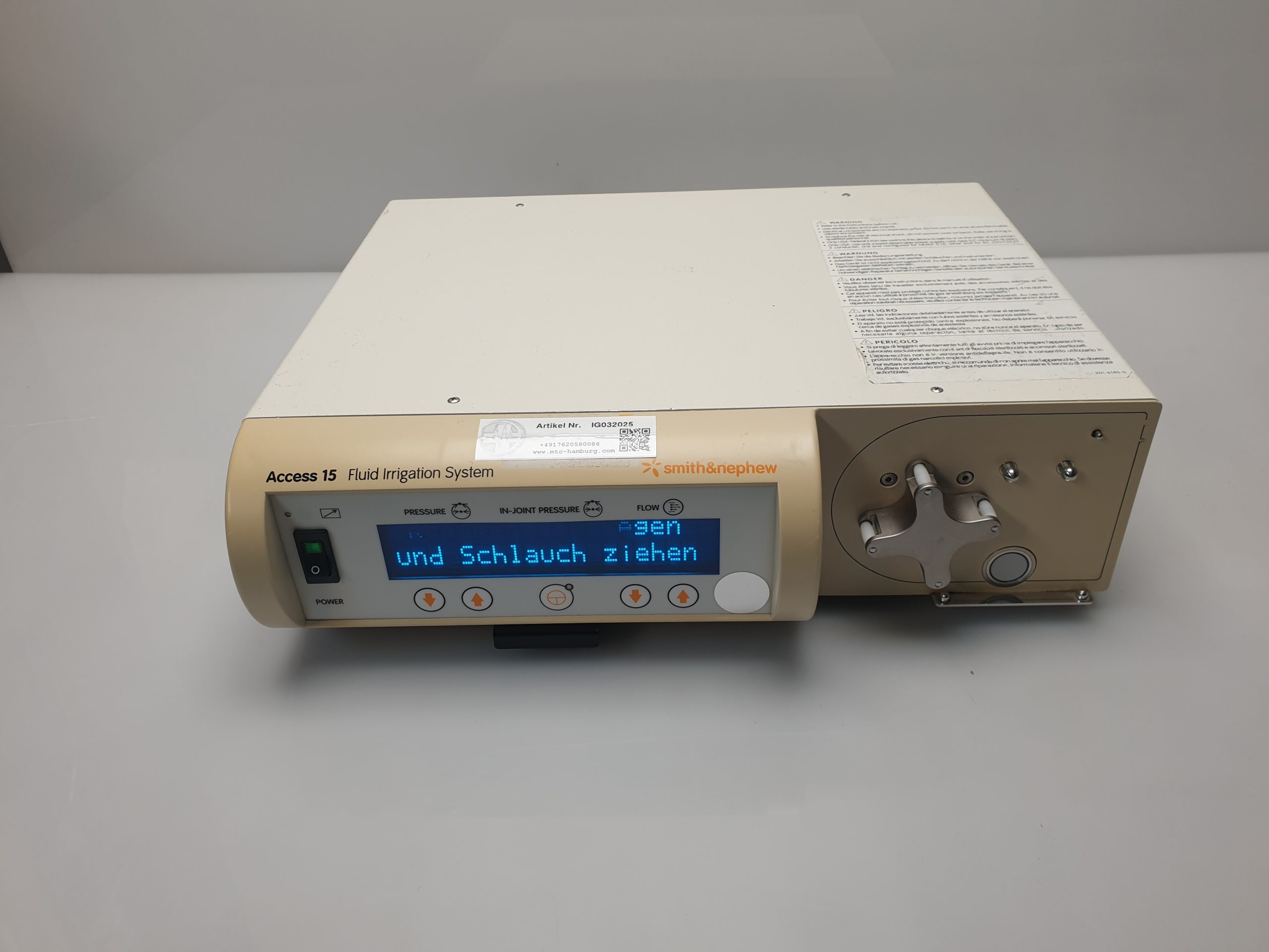 SMITH & NEPHEW DYONICS Access 15 Irrigation Pump thumbnail 2