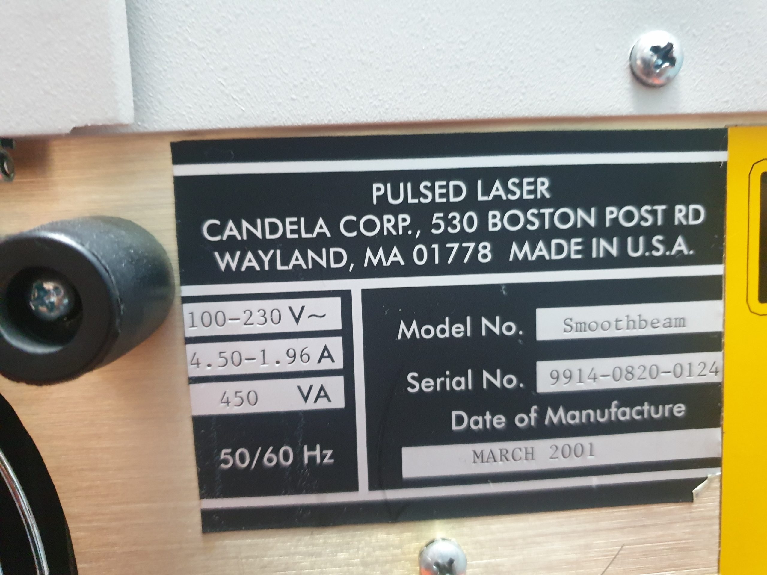 CANDELA Smoothbeam Laser – YAG thumbnail 2