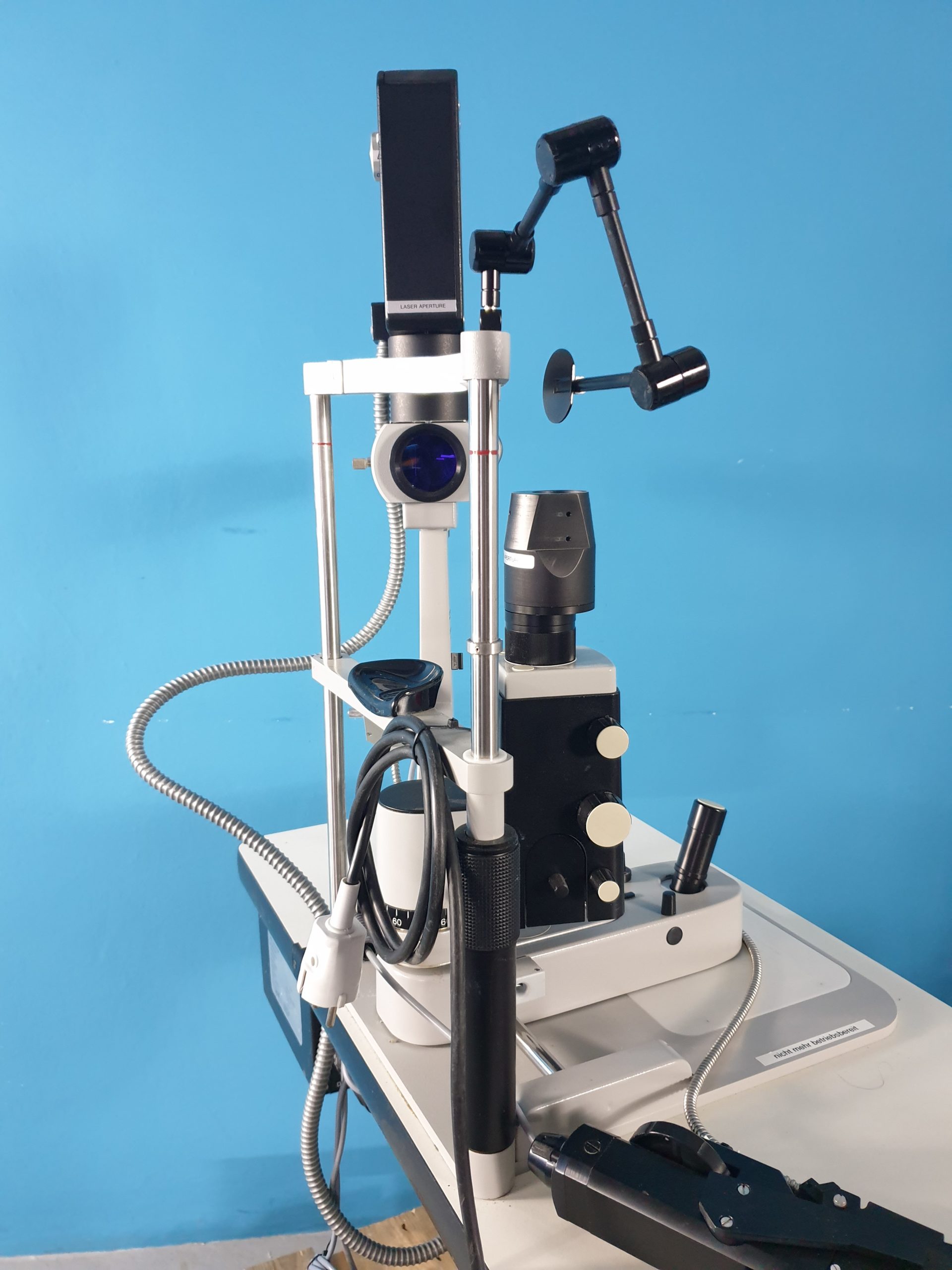 Aesculap Meditec MQL 10 // MQL10 Laser CLU 40 E Laser mit Bedientafel + Zeiss Spaltlampe 30SL-M thumbnail 14