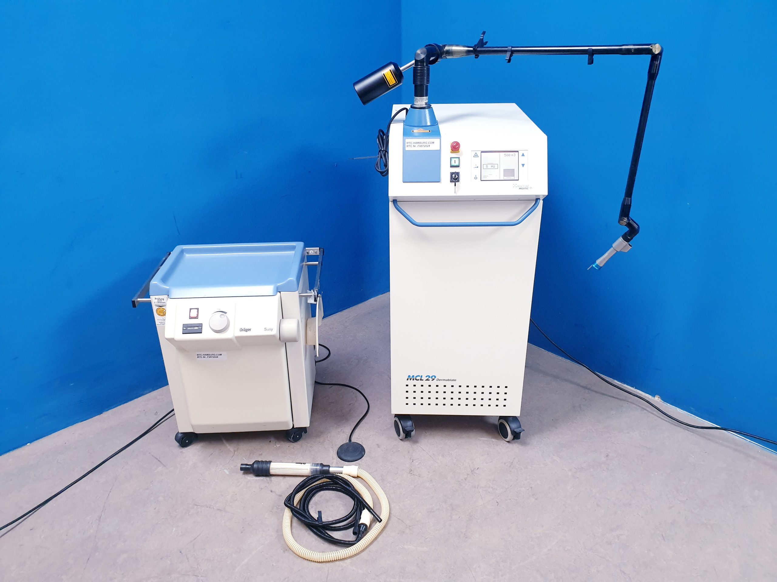 Aesculap MEDITEC MCL 29 Dermablate + Draeger Susy — image 1 of 26