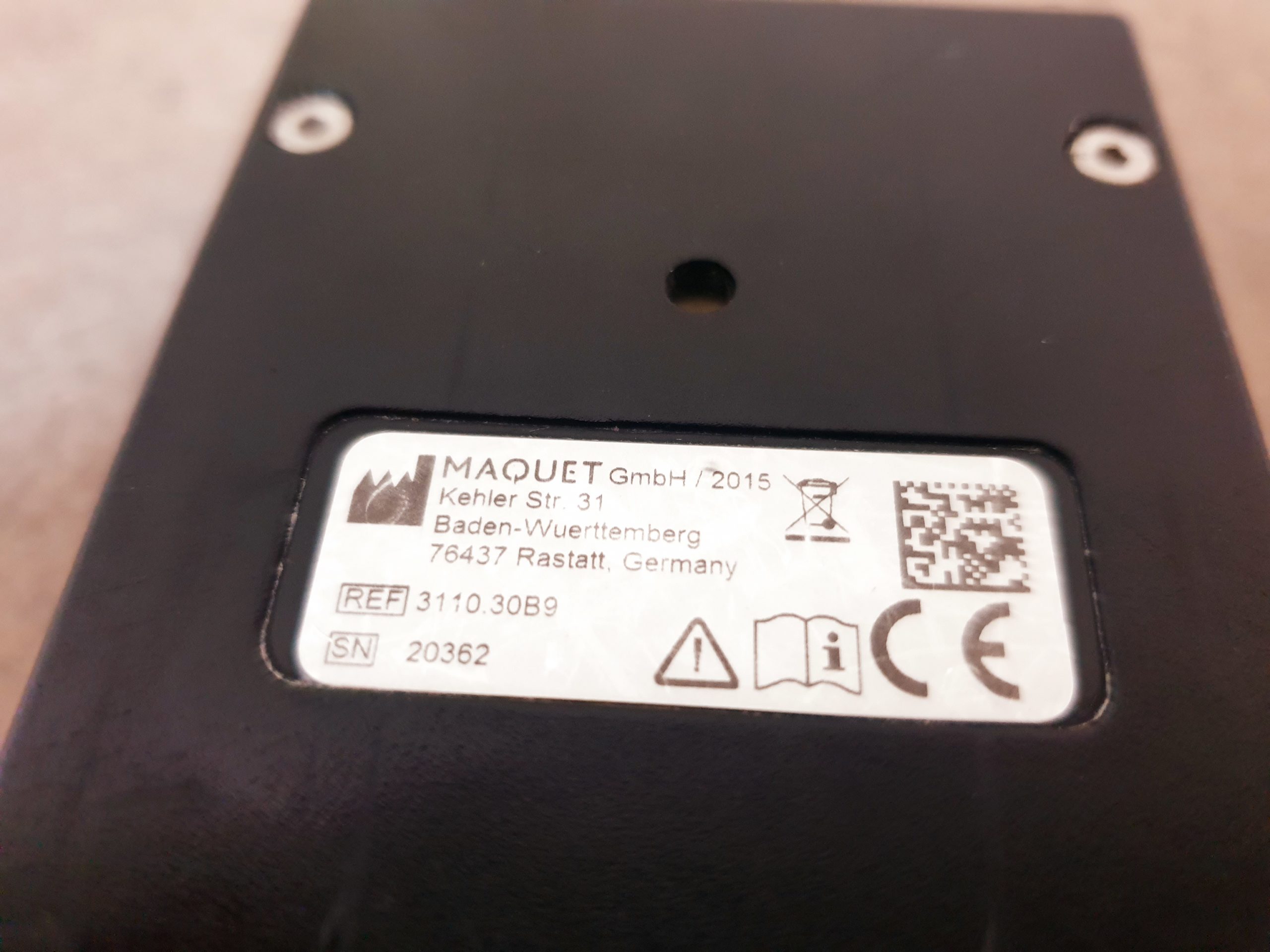 Maquet 3110.30B9 Fernbedienung + 3110.26E9 Ladegerät thumbnail 3