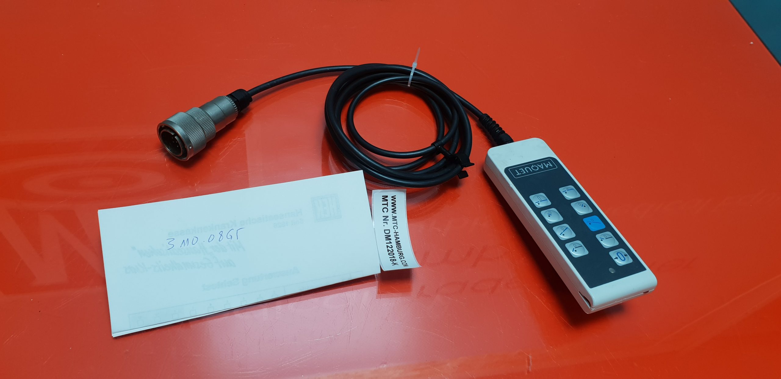 Maquet 3110.08G5 O/R Table Parts P/N 3110.08G5 // Fernbedinung mit Kabel thumbnail 5