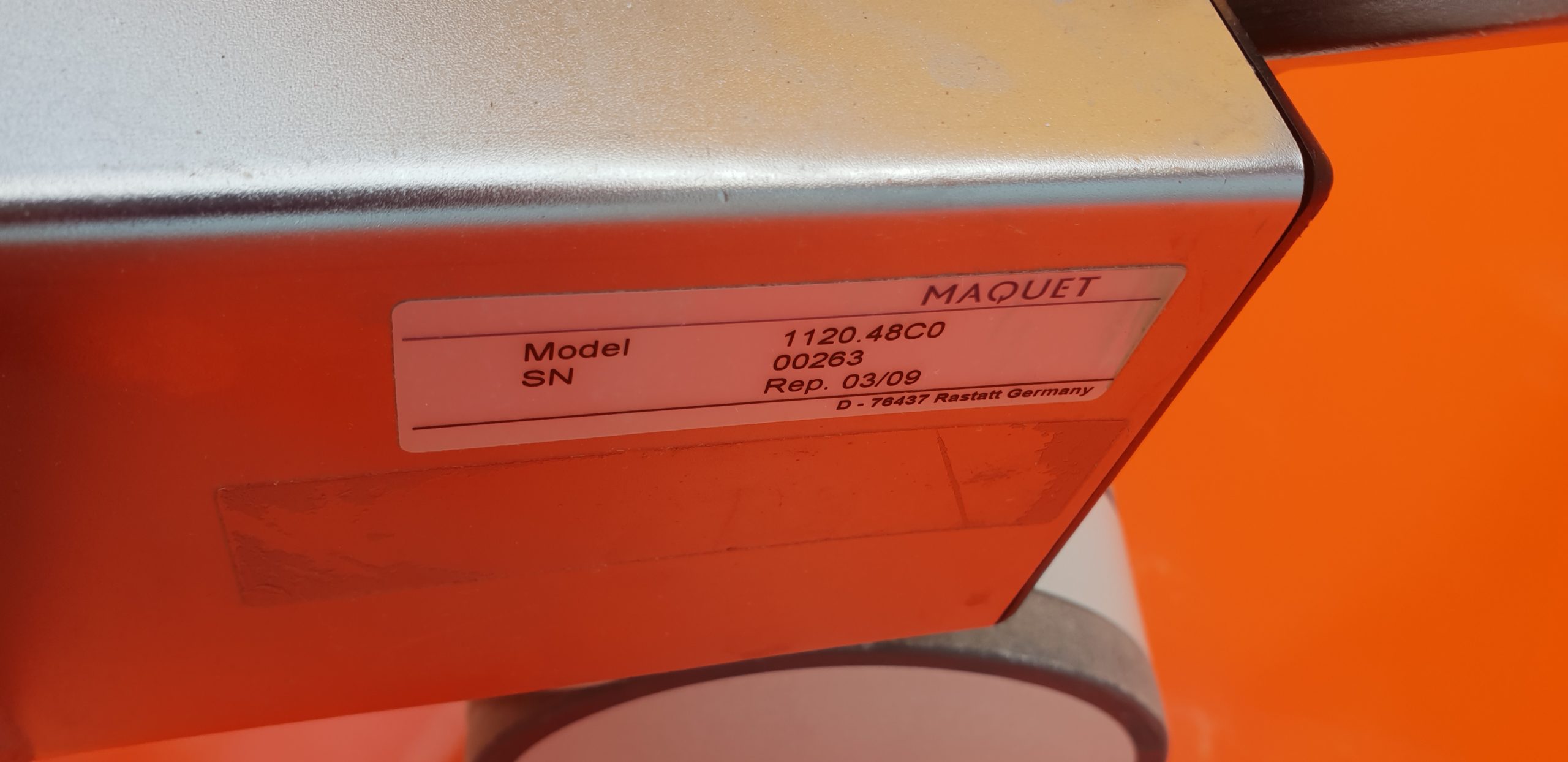 Maquet 1120.48C0 OP-Tisch + 1120.19 Tischplatte thumbnail 3