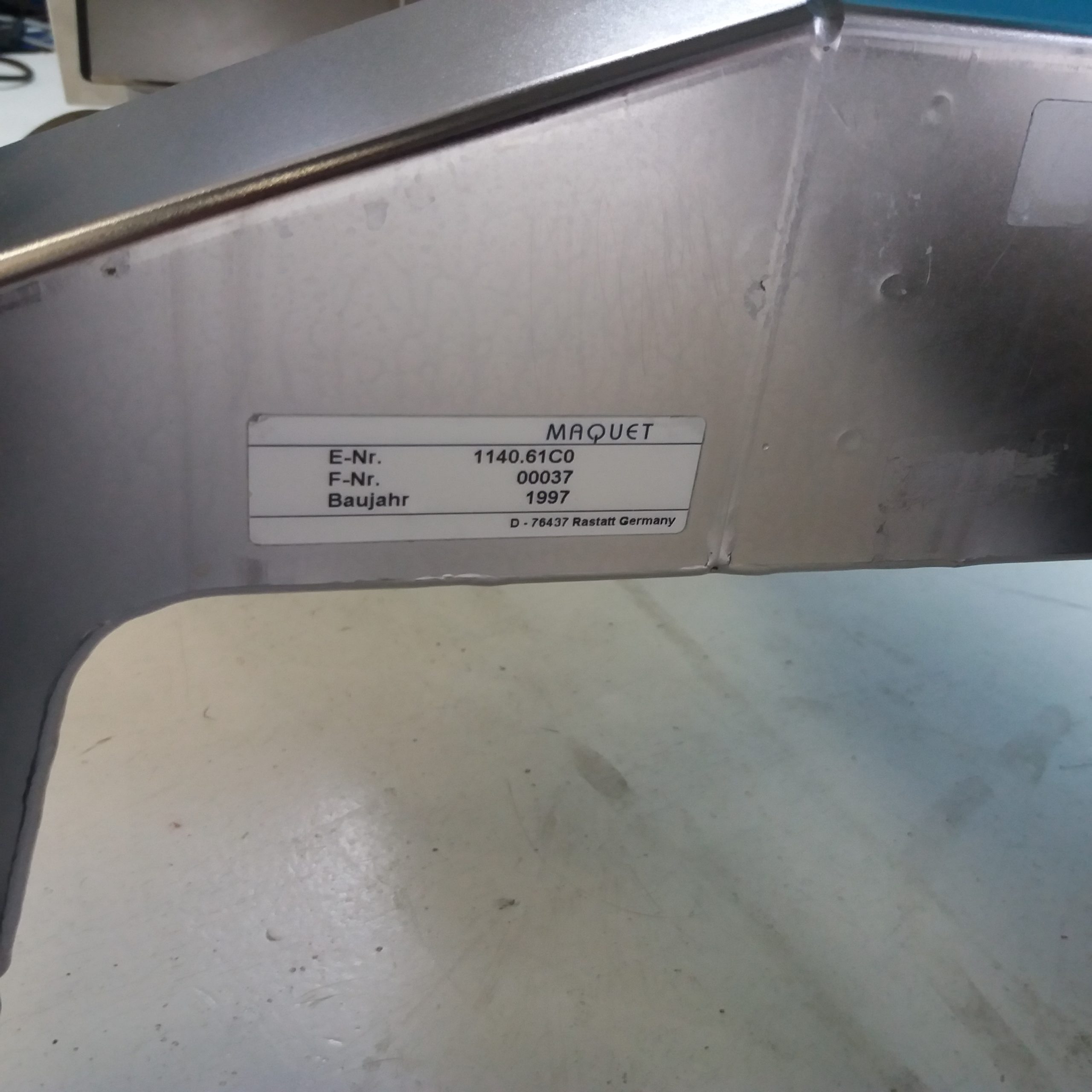 Maquet 1140.61C0 Lafette Transport Operationstisch OP Tisch mit 1150.10A0 Tischplatte Ohne Beinhater thumbnail 6