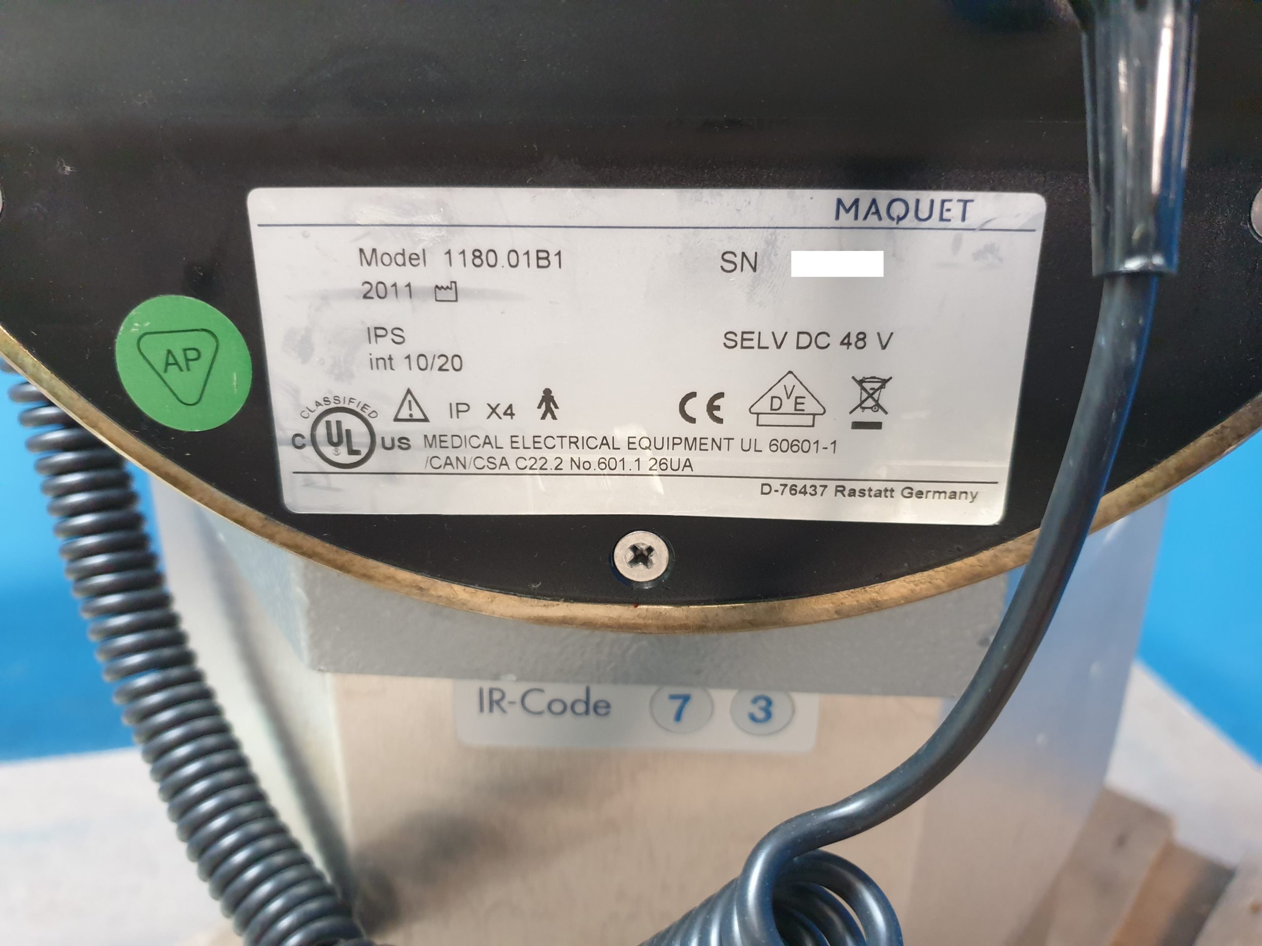 Maquet 1180.01B1 Op Tisch Säule – mit Steuerungskasten und Fernbedienung thumbnail 8