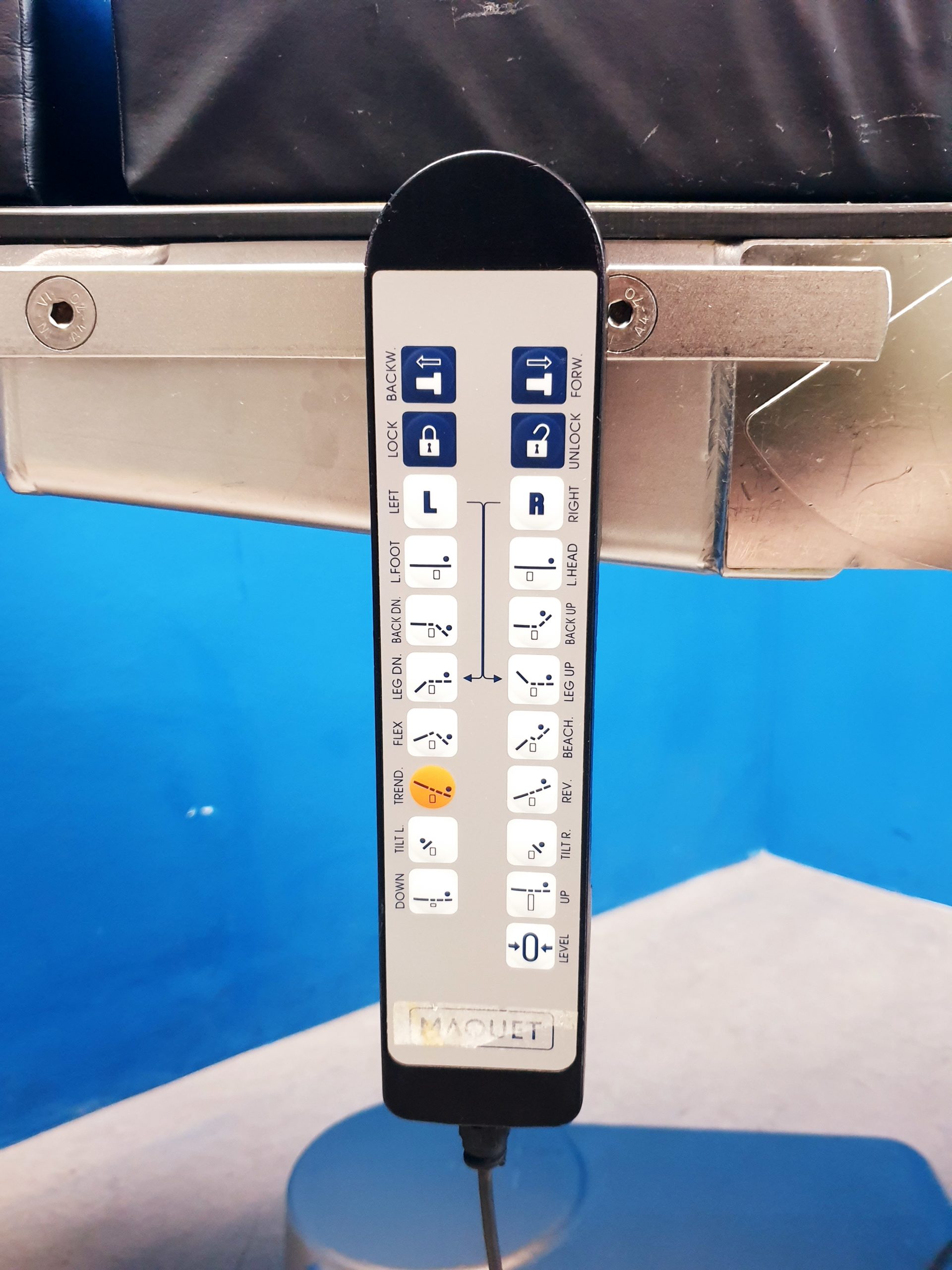 Maquet 1133.12B3 Alphamaxx fahrbarer OP-Tisch – Belastbar bis 450 kg thumbnail 5
