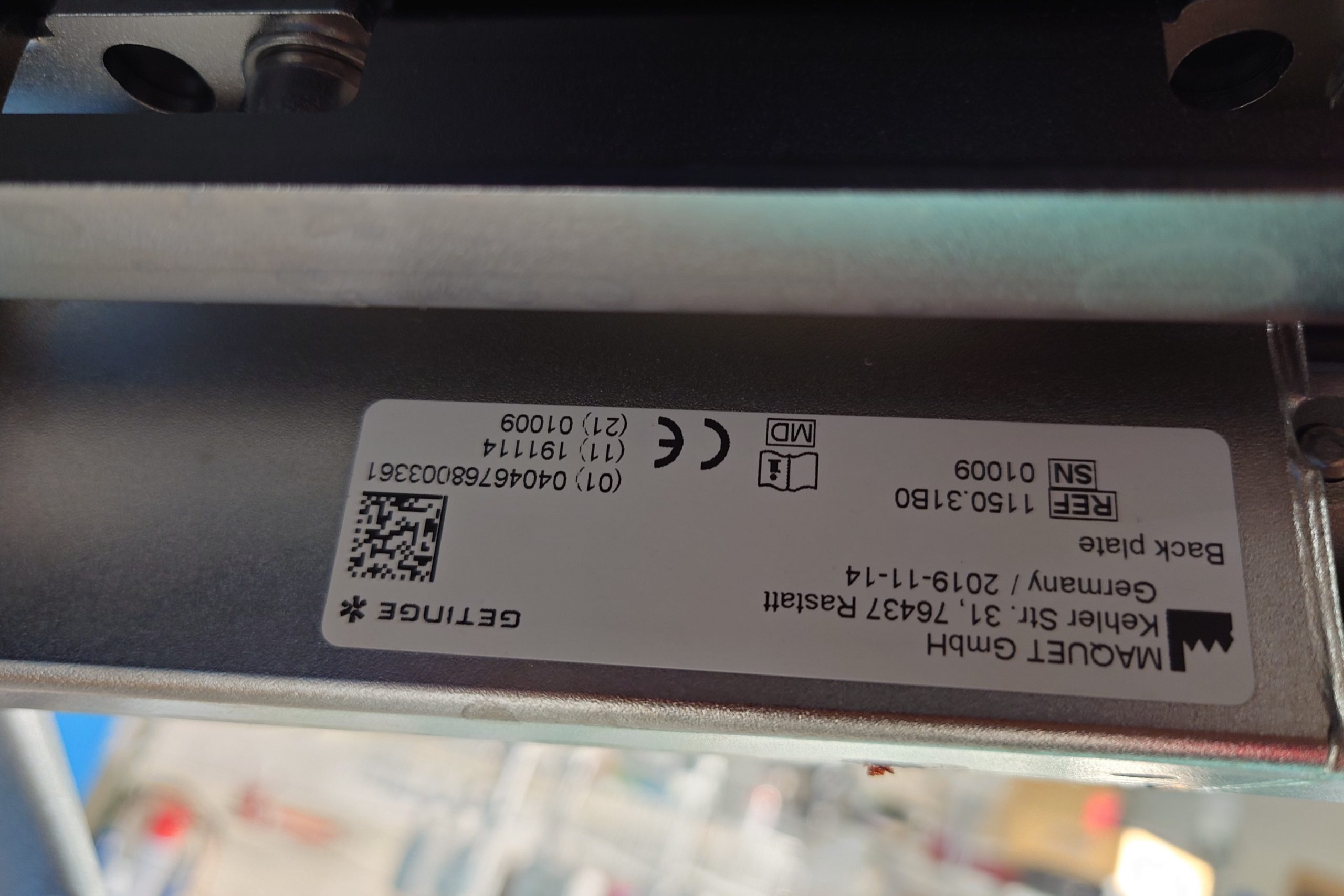 Maquet 1160.62A0 Gestell mit 1150.31B0 + 1150.30B0 Platte thumbnail 7