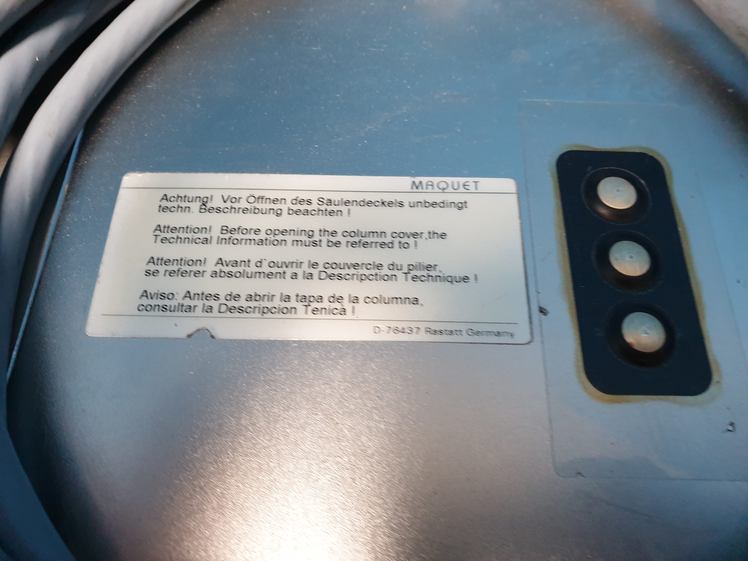 Maquet 1150.01A0 Säule + 3110.30ES Fernbedienung + Schaltkasten thumbnail 4