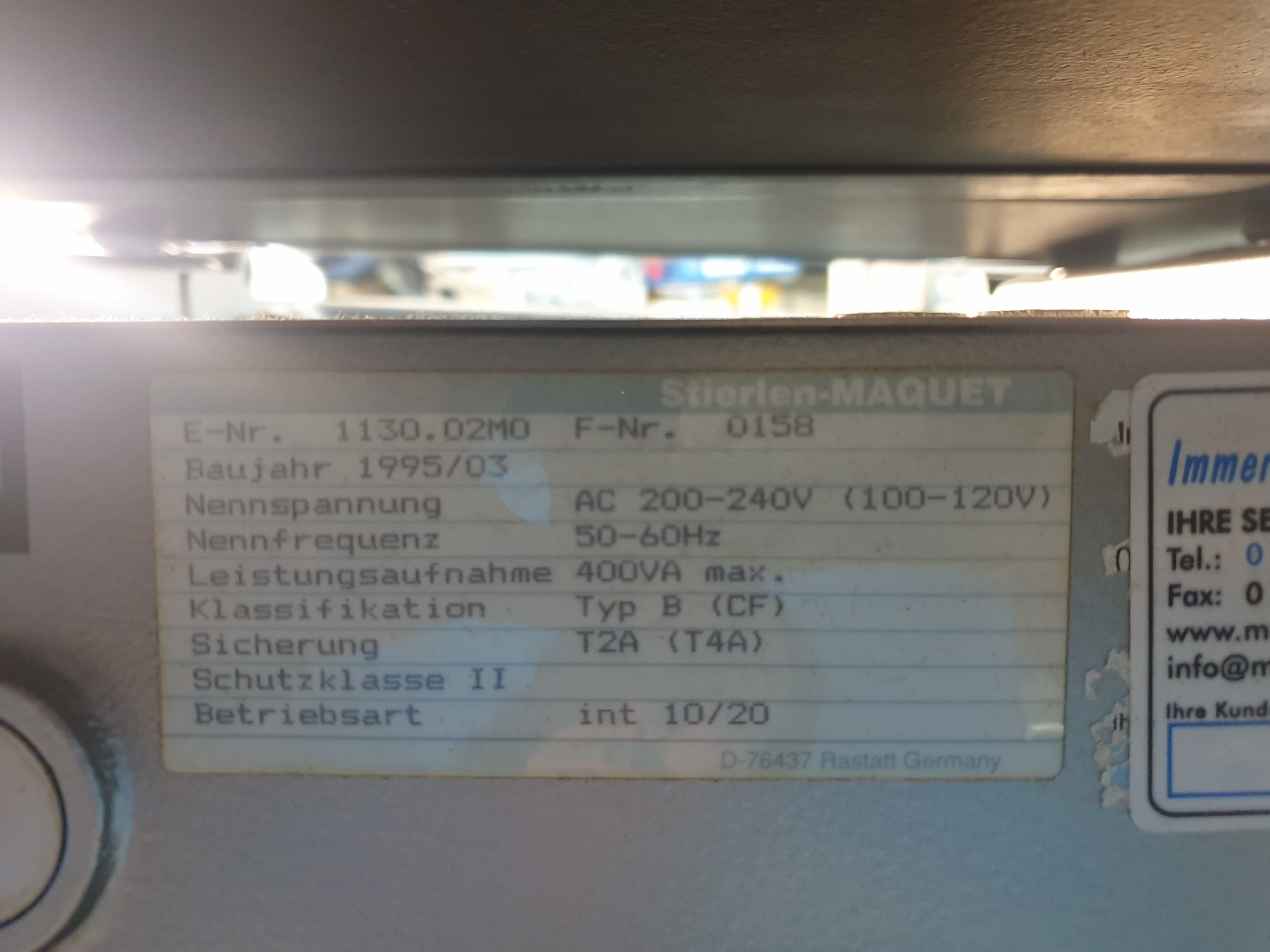Maquet 1130.02M0 // 1130 Op-Tisch Elektrisch mit Fernbedienung thumbnail 13
