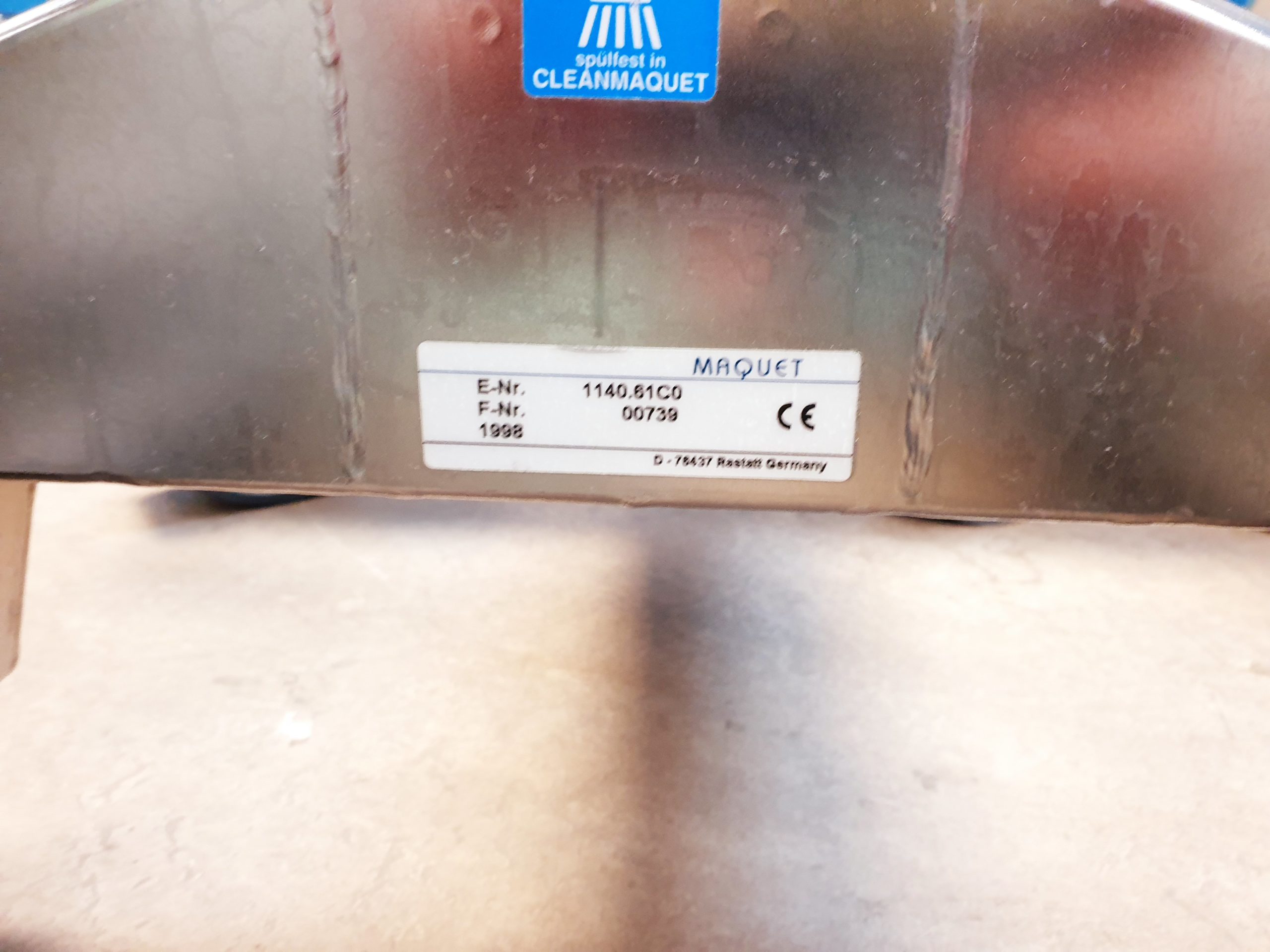 Maquet 1140.61C0 Lafette + 1150.22A0 Tischplatte + 1150.01C0 Säule + Ladegerät thumbnail 11