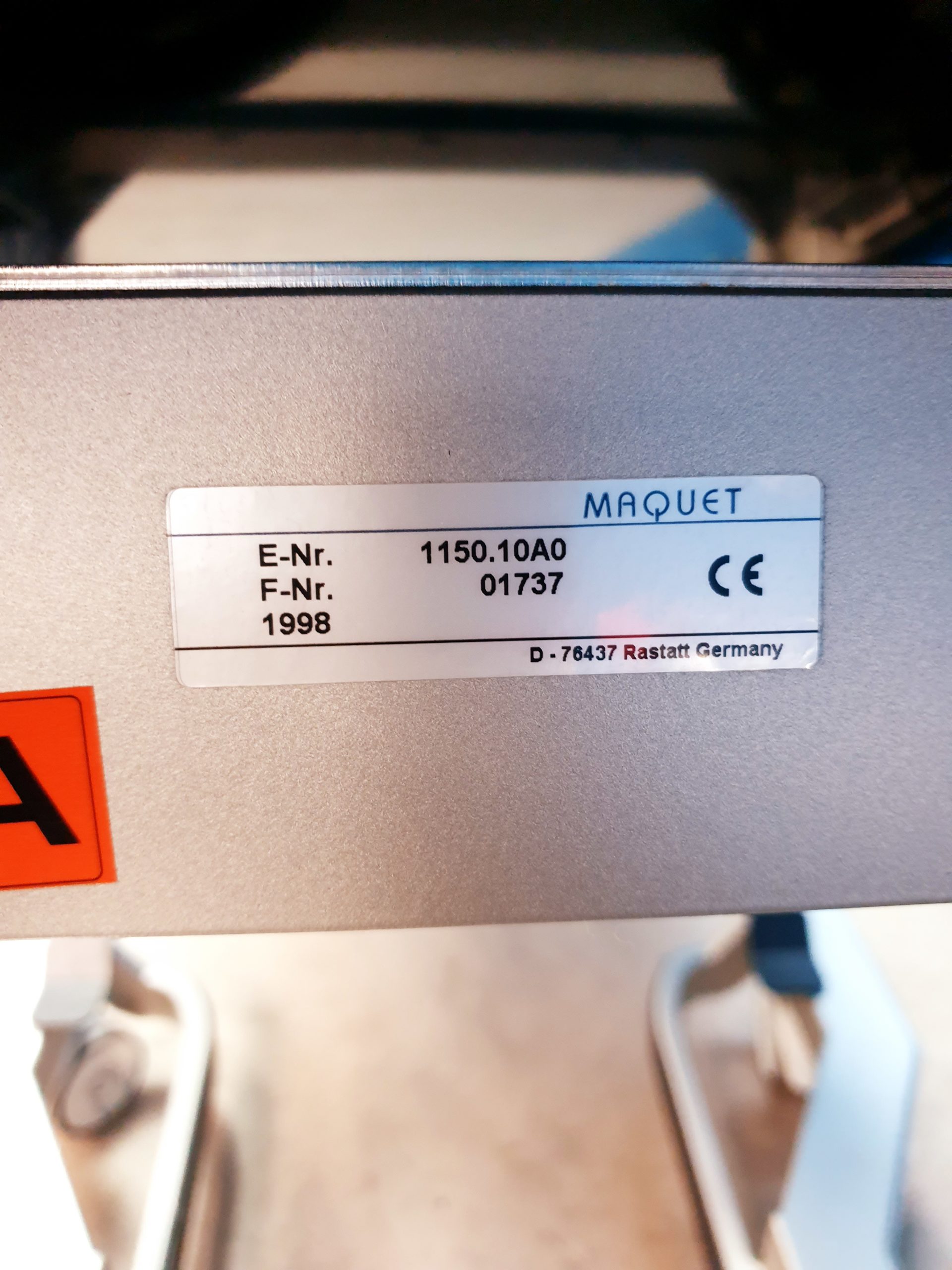 Maquet 1150.10A0 + 114061C0 Op Tischplatte Lafette thumbnail 12