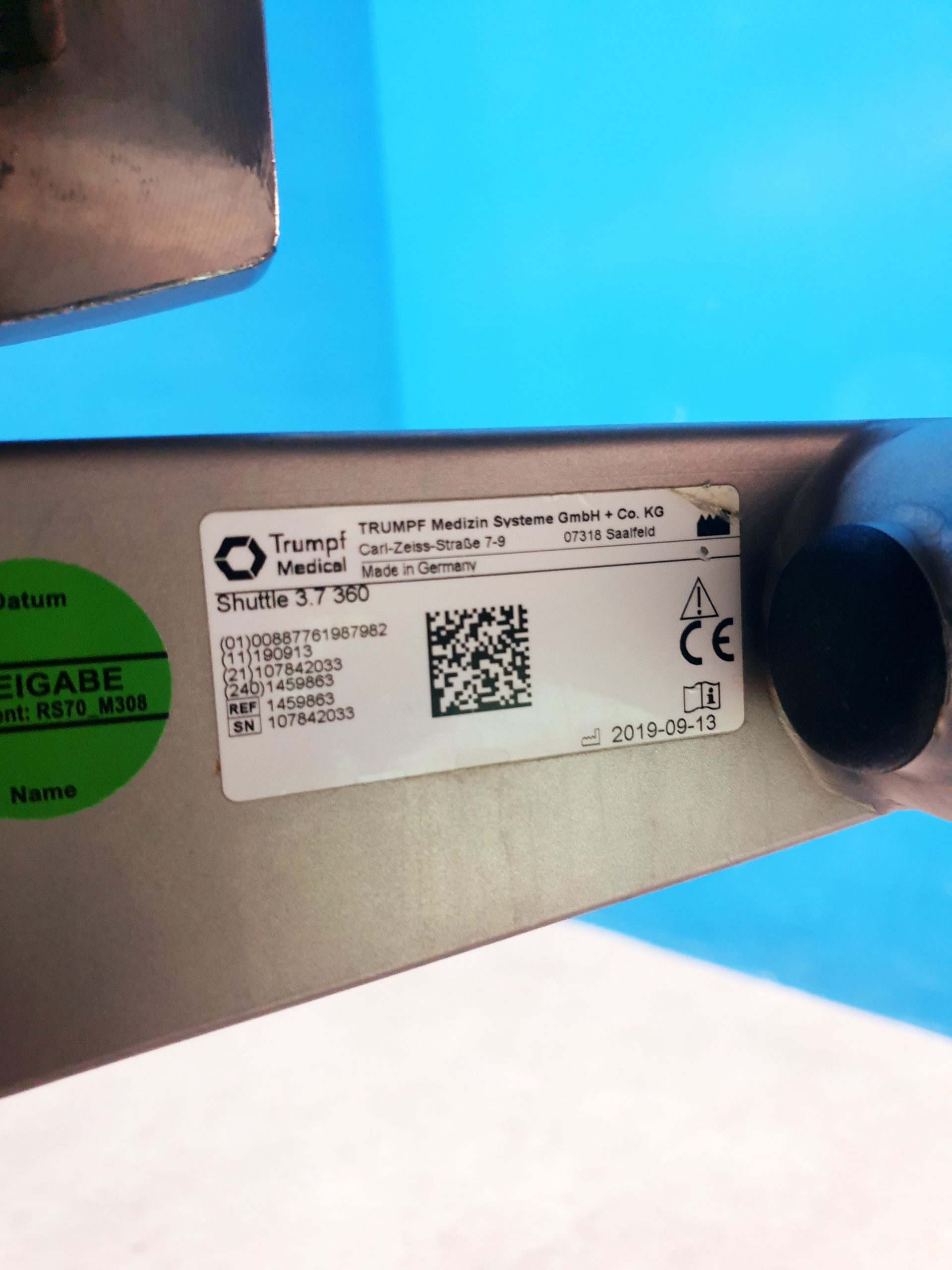 Trumpf JUPITER SF – Shuttle 3.7 360 Op Tisch System thumbnail 15