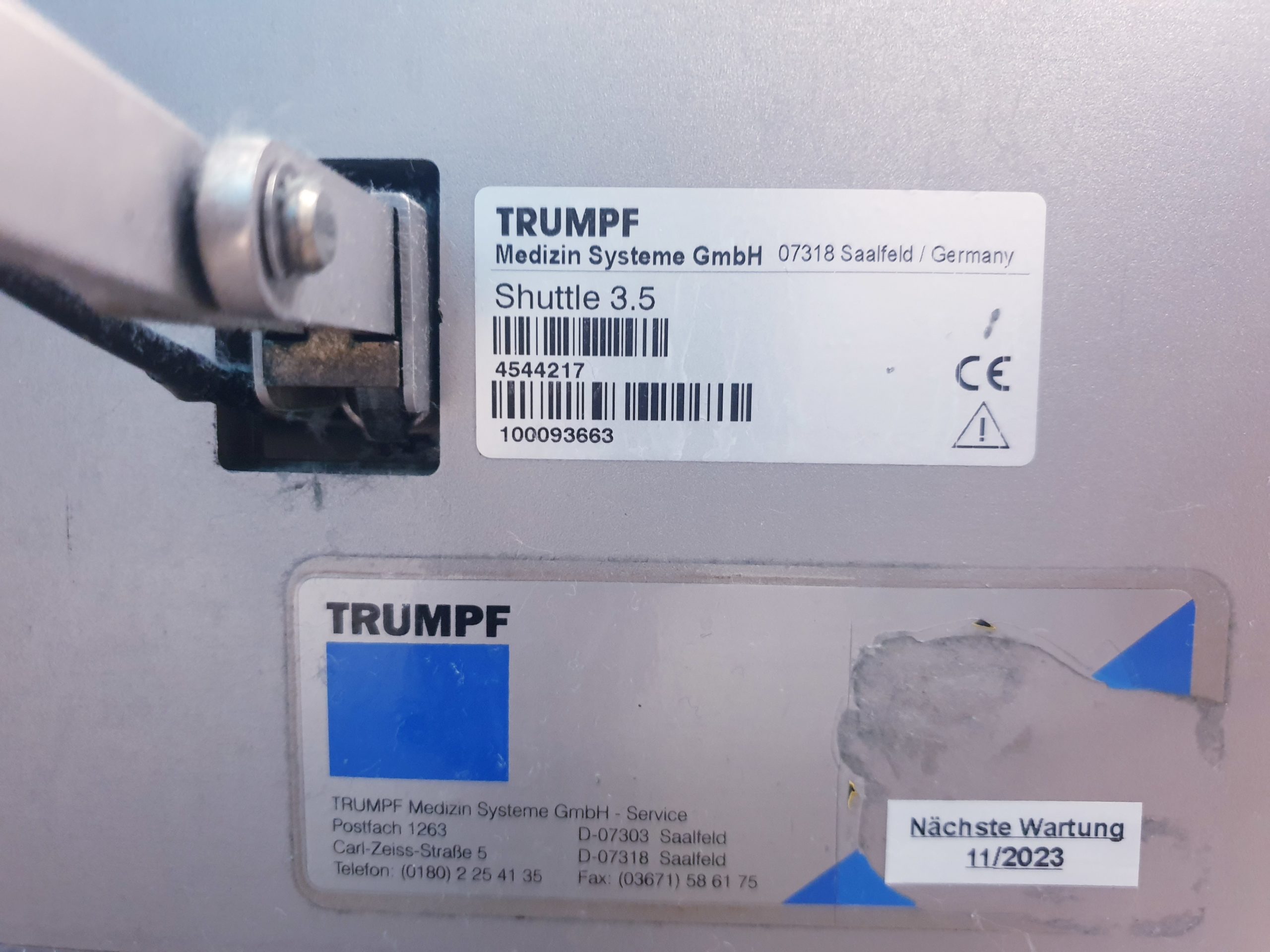 Trumpf Shuttle 3.5 OP-Tisch OP-Tischplatte Karbon – Carbon thumbnail 6