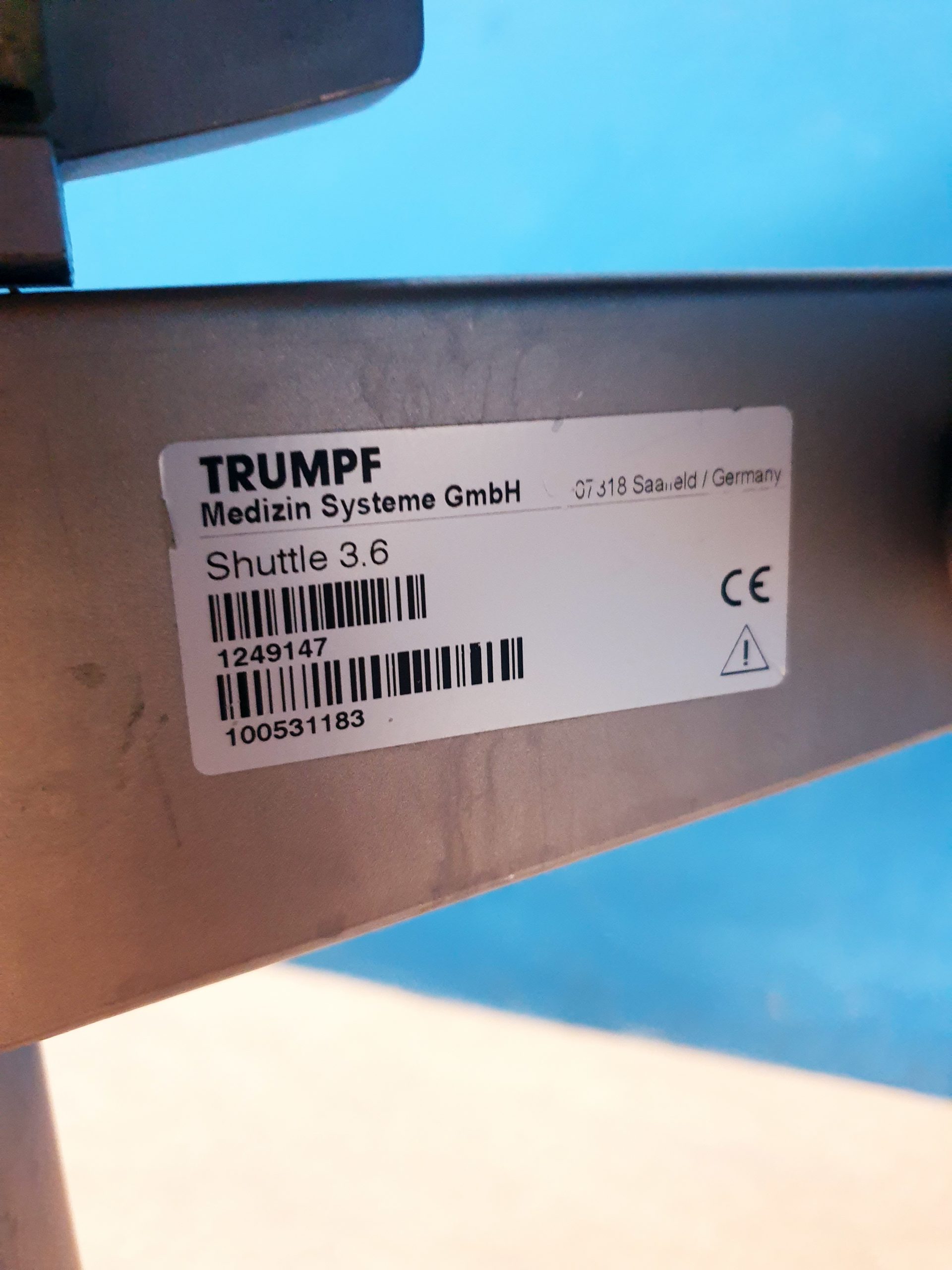 Trumpf JUPITER SF – Shuttle 3.7 360 Op Tisch System thumbnail 15