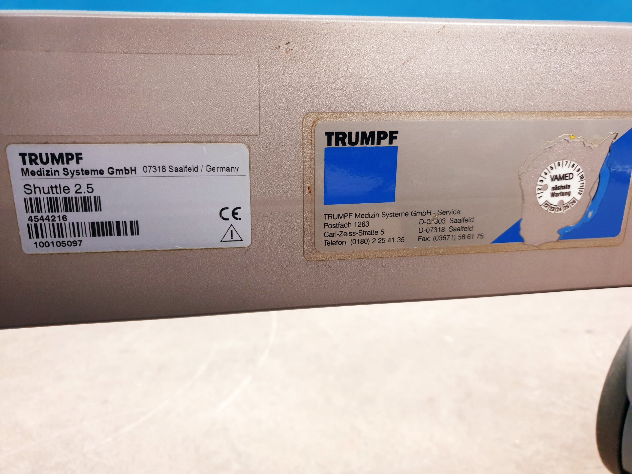 Trumpf JUPITER SF – Shuttle 3.7 360 Op Tisch System thumbnail 24