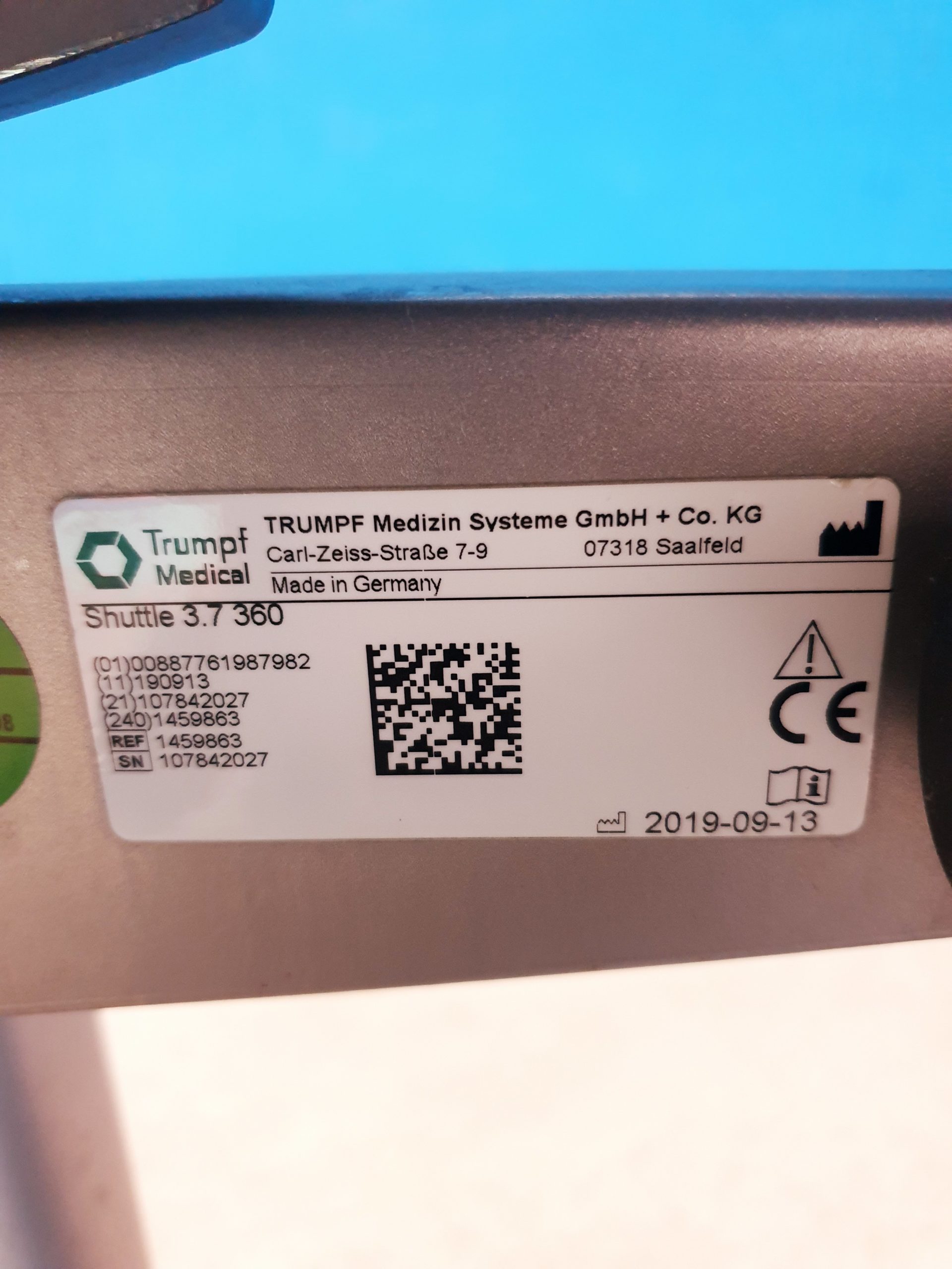 Trumpf JUPITER SF – Shuttle 3.7 360 Op Tisch System thumbnail 15